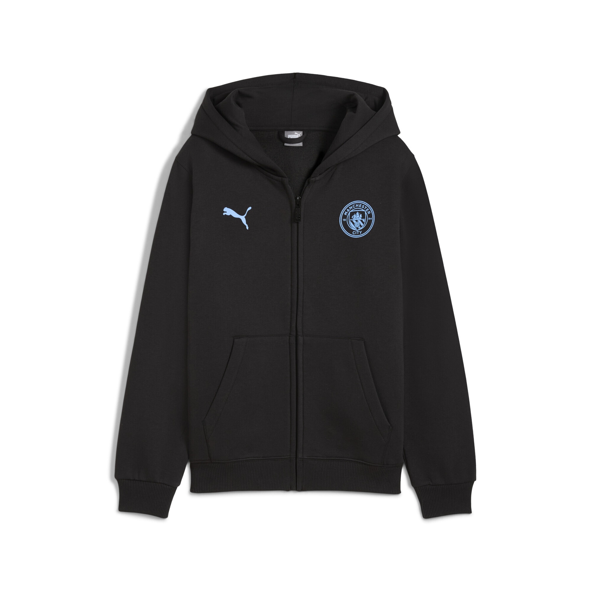 PUMA Sweatjacke "Manchester City FtblEssentials Kapuzenjacke Jugendliche"