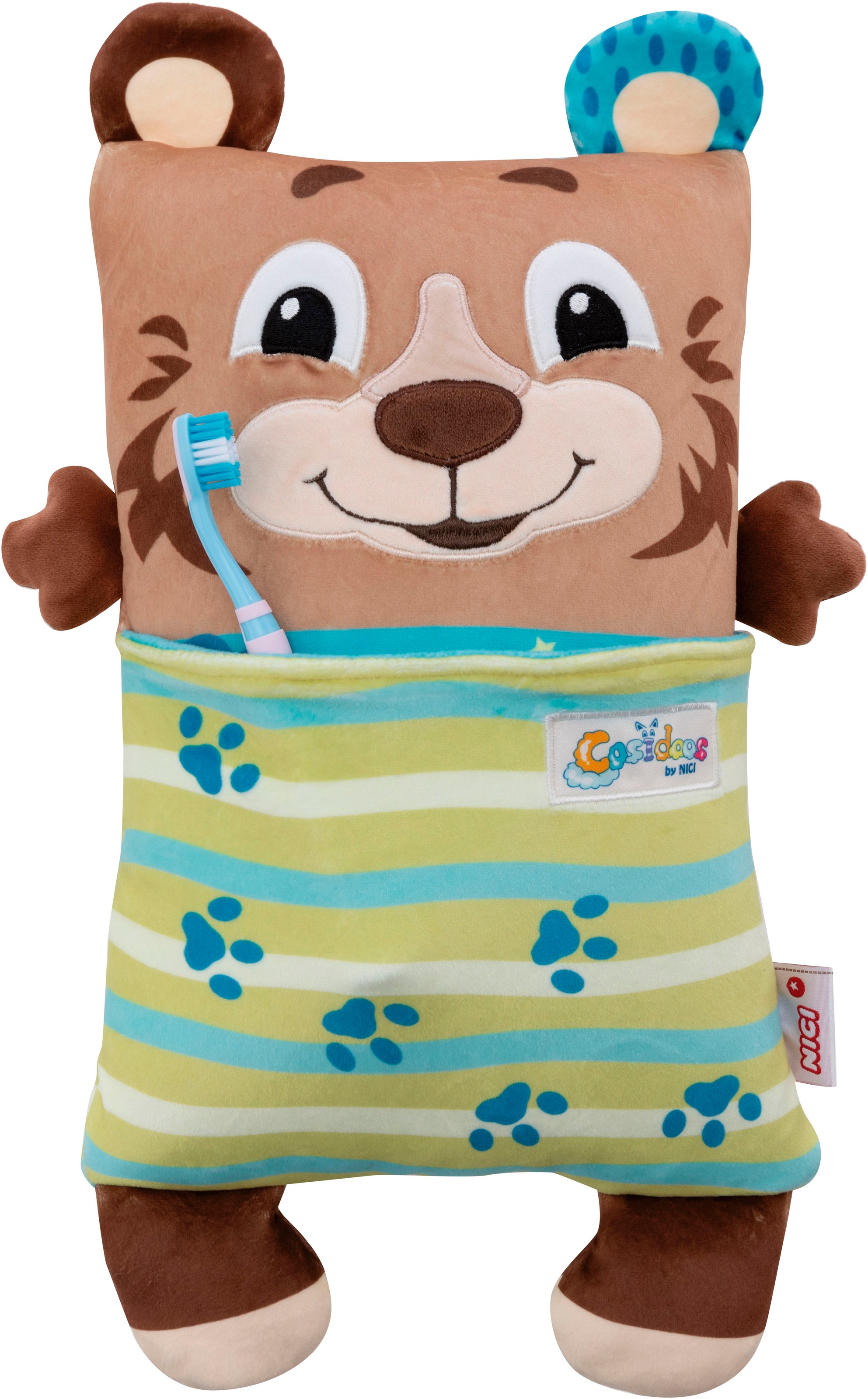 Nici Kuscheltier »Cosidoos, Bär mit Wendefunktion 30x20 cm«
