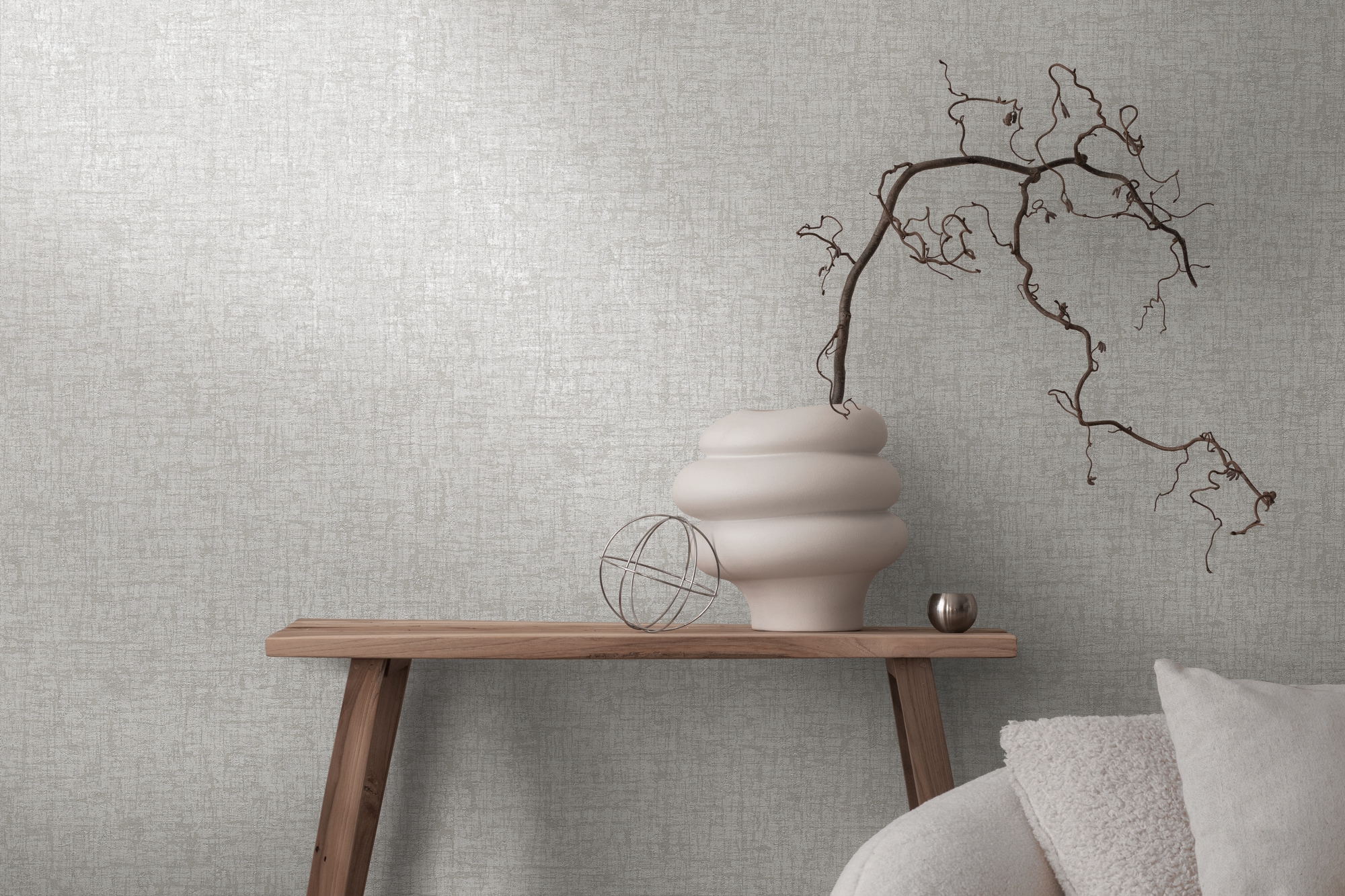 living walls Vliestapete "Smart Surfaces Stein-Optik Tapete Mustertapete Steinwand Steinoptik" leicht glänzend strukturiert Vliestapete Steintapete für Schlafzimmer Küche Wohnzimmer Stein-Optik