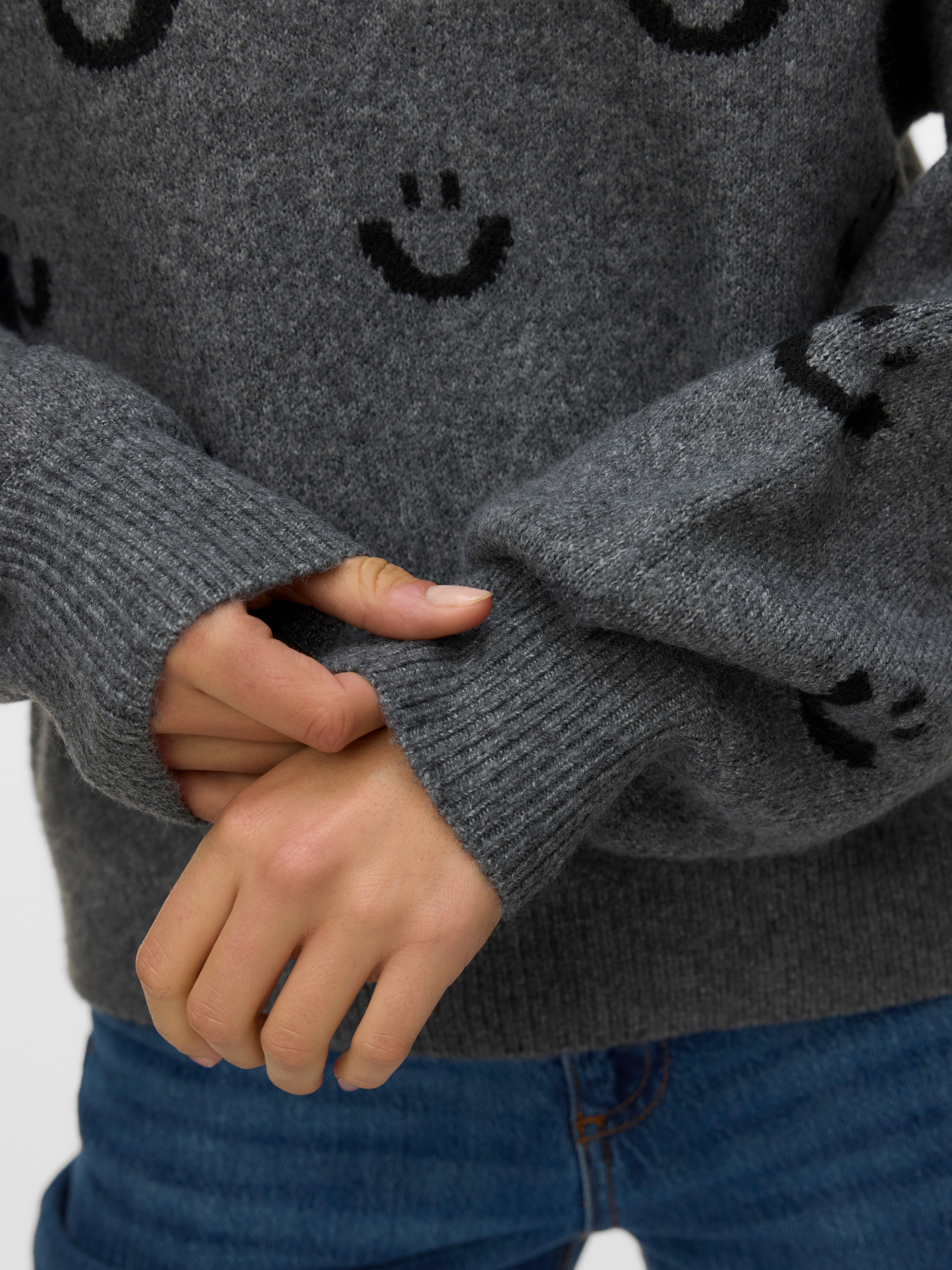 Thumbnail - Vero Moda Strickpullover "AWHEART LS O-NECK KNIT NOOS"