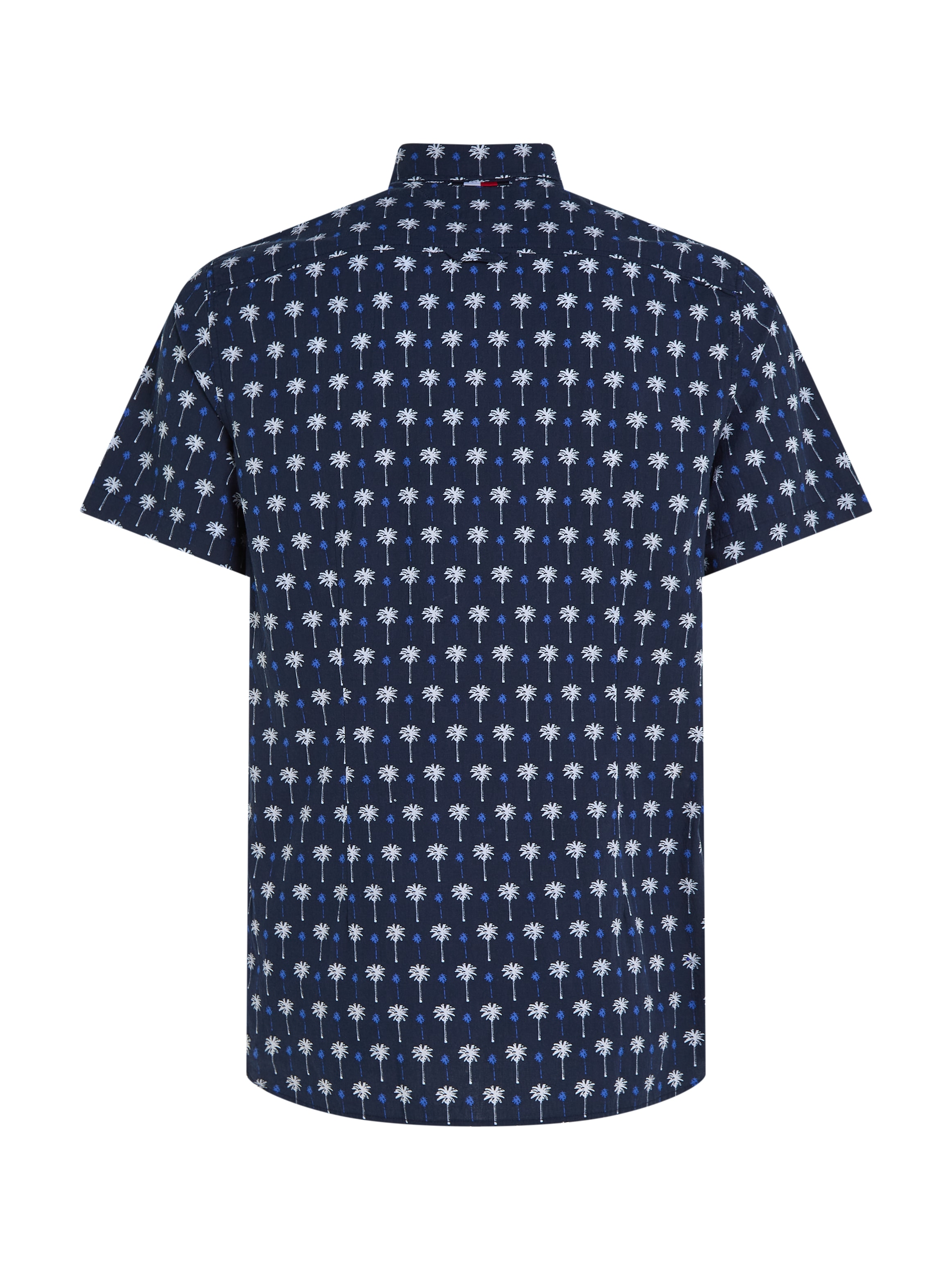 Tommy Hilfiger Kurzarmhemd »MINI PALM PRINT SF SHIRT«, mit zweifarbigen Print