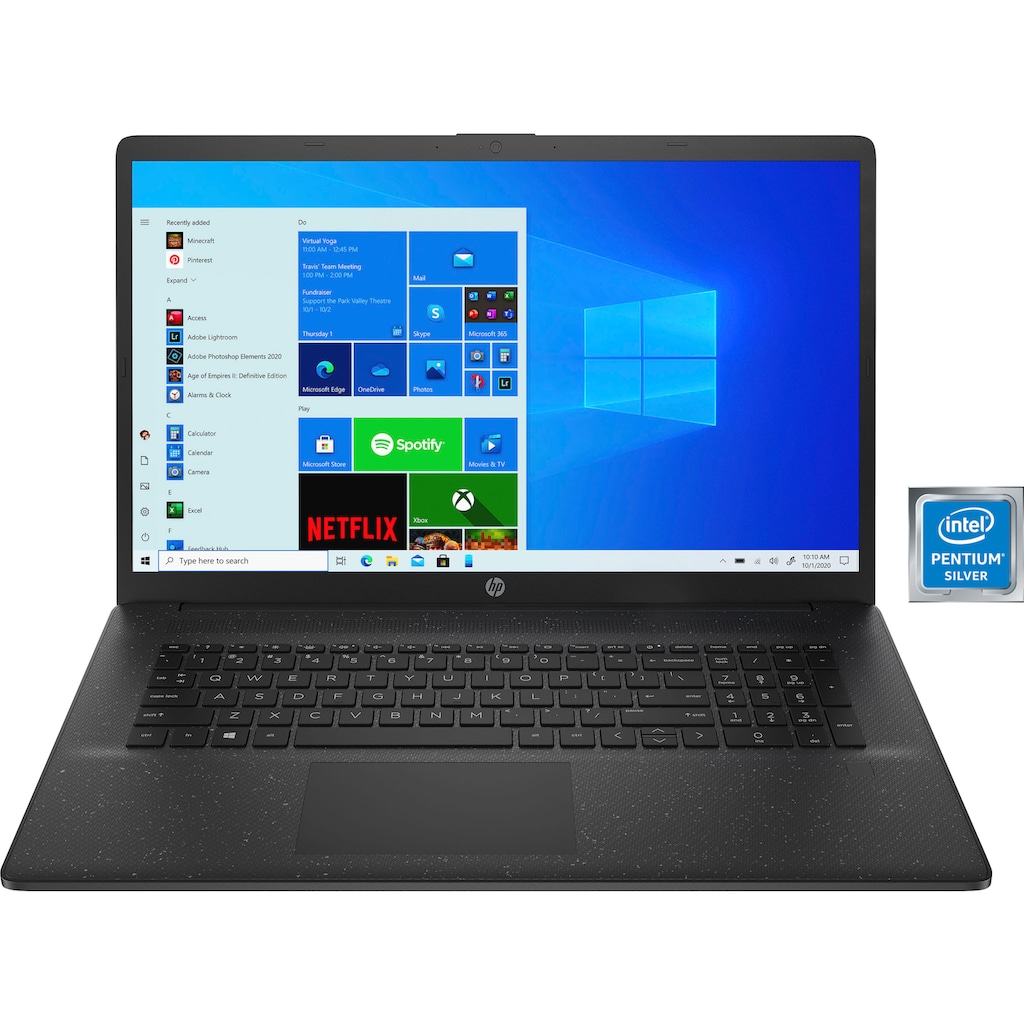 HP Notebook »17-cn0212ng«, 43,9 cm, / 17,3 Zoll, Intel, Pentium Silber, UHD Graphics 605, 256 GB SSD