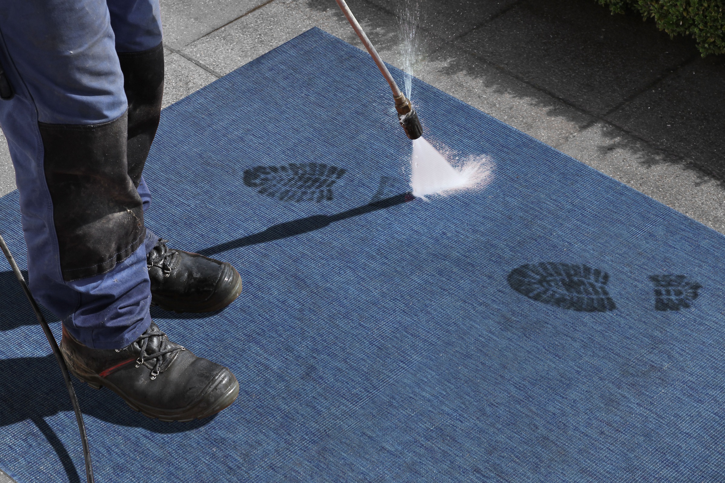 NORTHRUGS Teppich »Miami Wendeteppich«, rechteckig, 5 mm Höhe, In-& Outdoor, Wetterfest, Balkon, Läufer, Wohnzimmer, Wasserfest
