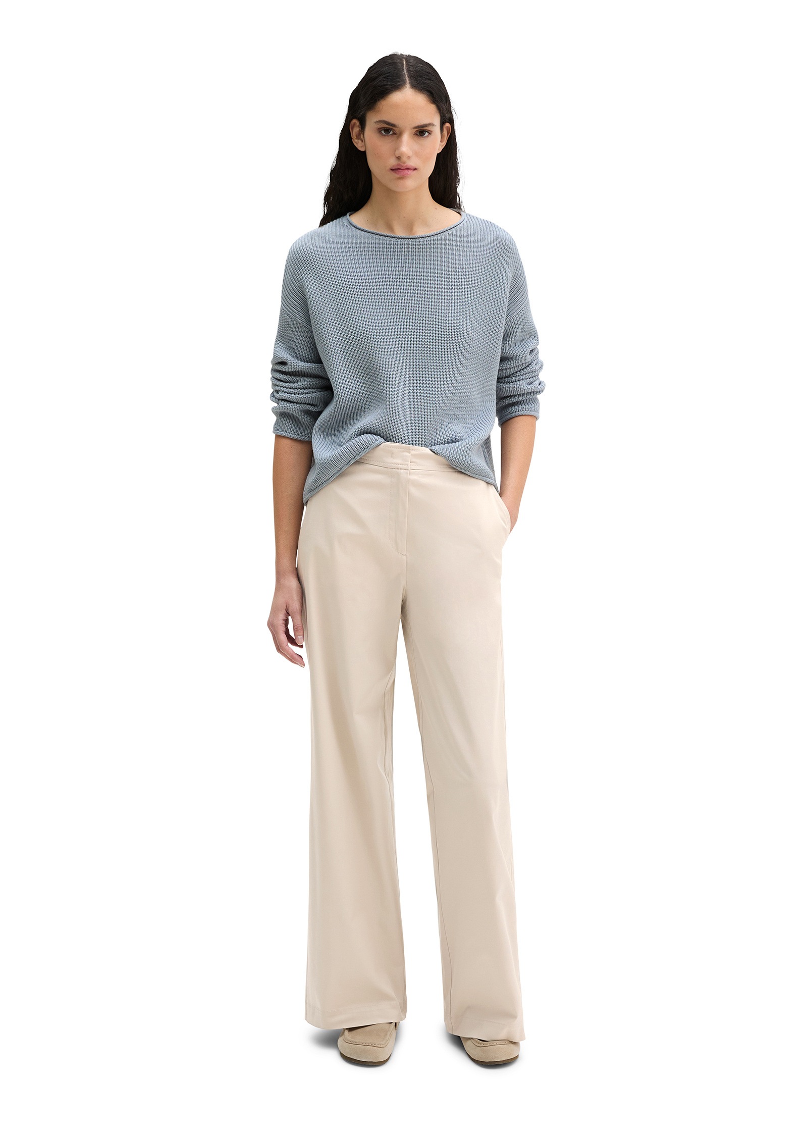 Marc O'Polo Rundhalspullover »aus Heavy-Weight-Organic-Cotton«