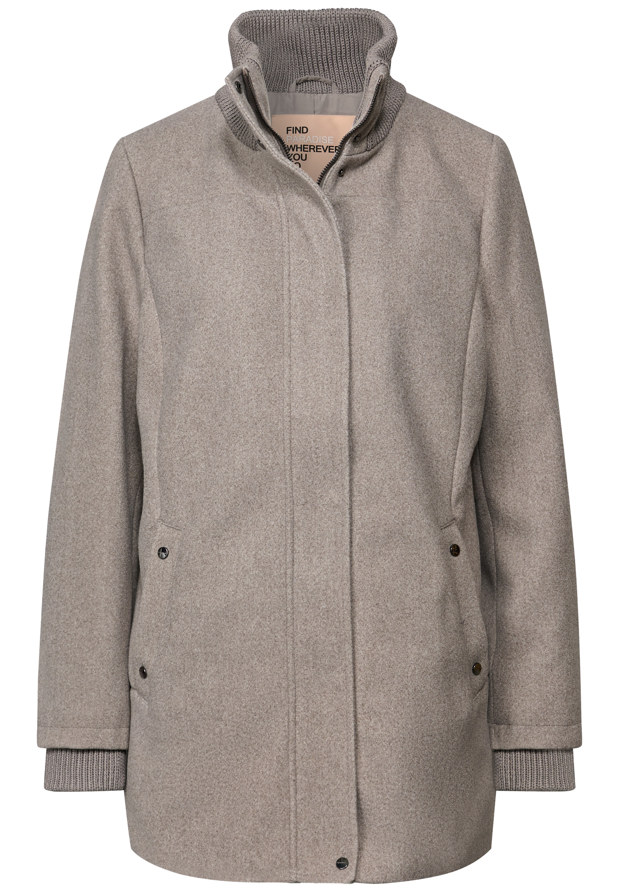 STREET ONE Kurzjacke, ohne Kapuze, mit Stehkragen