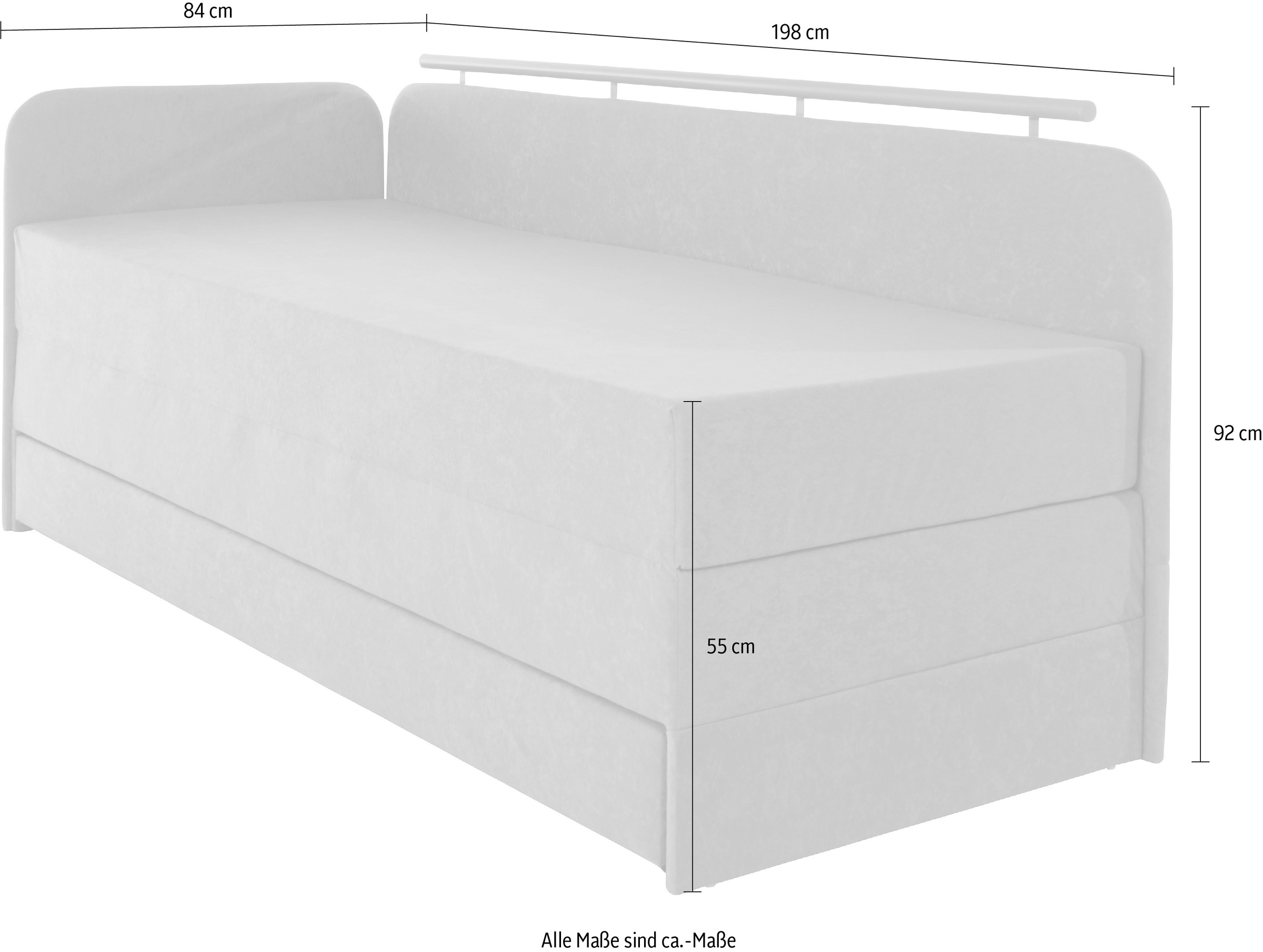 Maintal Polsterliege »Diana« mit Stauraum