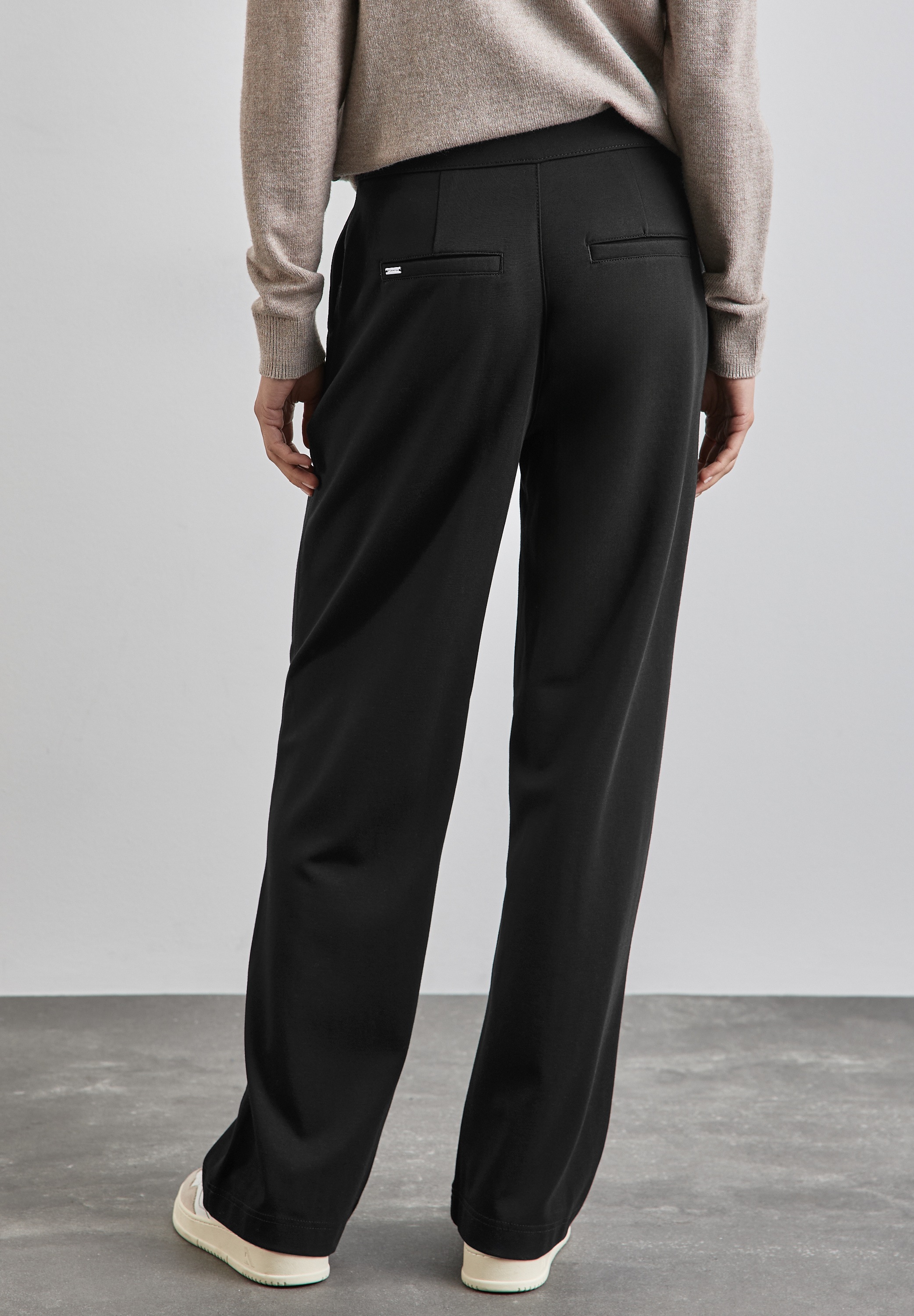 STREET ONE Schlupfhose, Sommerhose Casual Fit - mit Ziernaht vorne günstig online kaufen