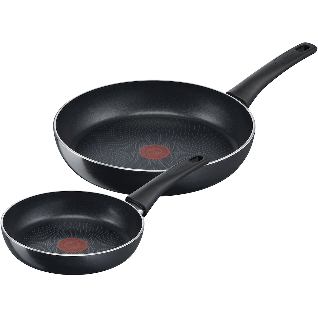 Tefal Pfannen-Set »Generous Cook«, Aluminium, (Set, 2 tlg., je 1 Pfanne Ø 20/28 cm, H: 4,5/5 cm)