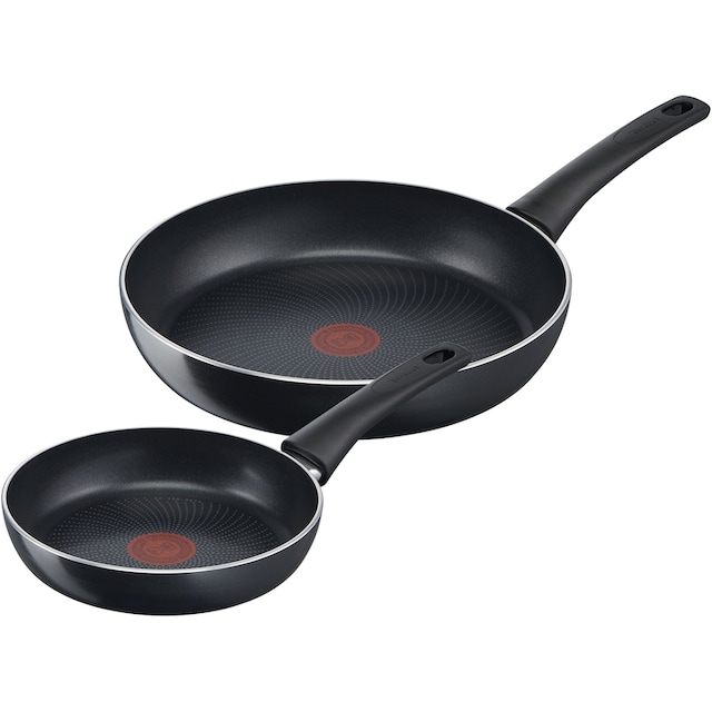 Tefal Pfannen-Set »C27890 Generous Cook«, Aluminium, (Set, 2 tlg.),  Antihaftversiegelung, Thermo-Signal, tief, alle Herdarten, Induktion kaufen  | BAUR