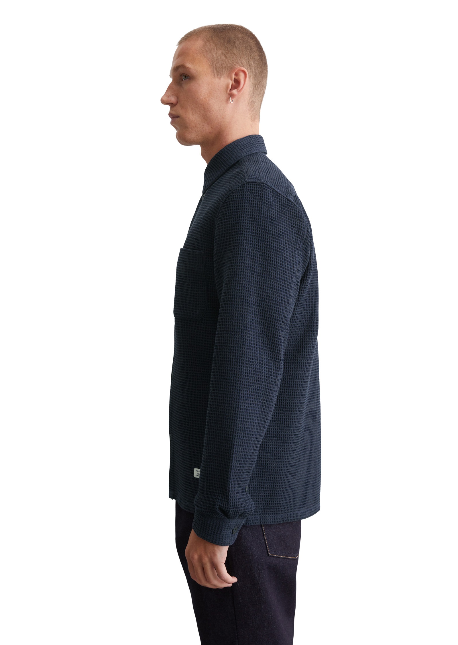 Marc O'Polo DENIM Langarmhemd »mit Waffelstruktur«