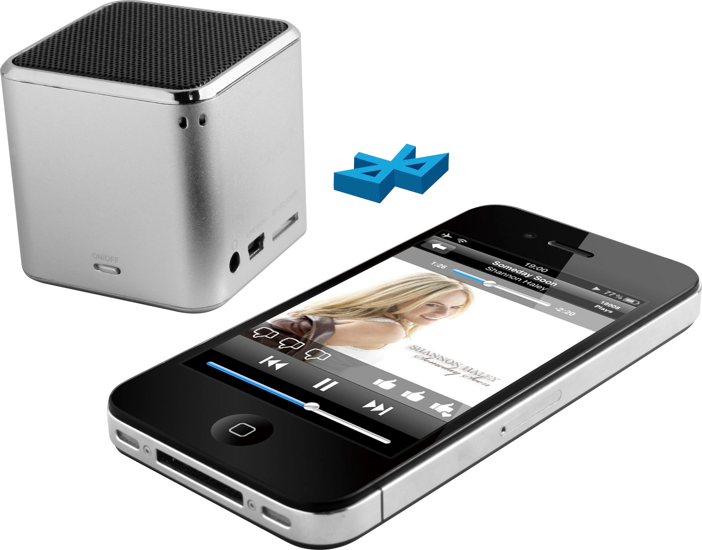 Technaxx Lautsprechersystem »BT-X2«, Mini Musicman Wireless Soundstation