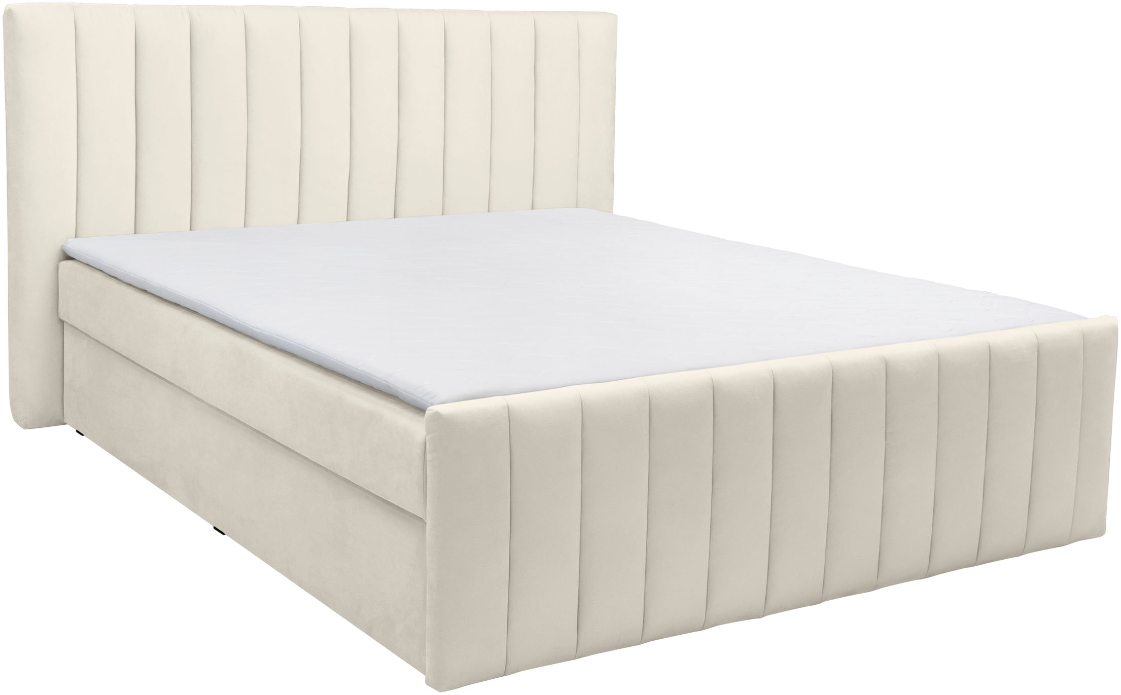INOSIGN Boxbett »Effy inkl. Bettkasten und Topper, erhältlich in der Breite 180x200cm«, verschiedene Härtegrade wählbar