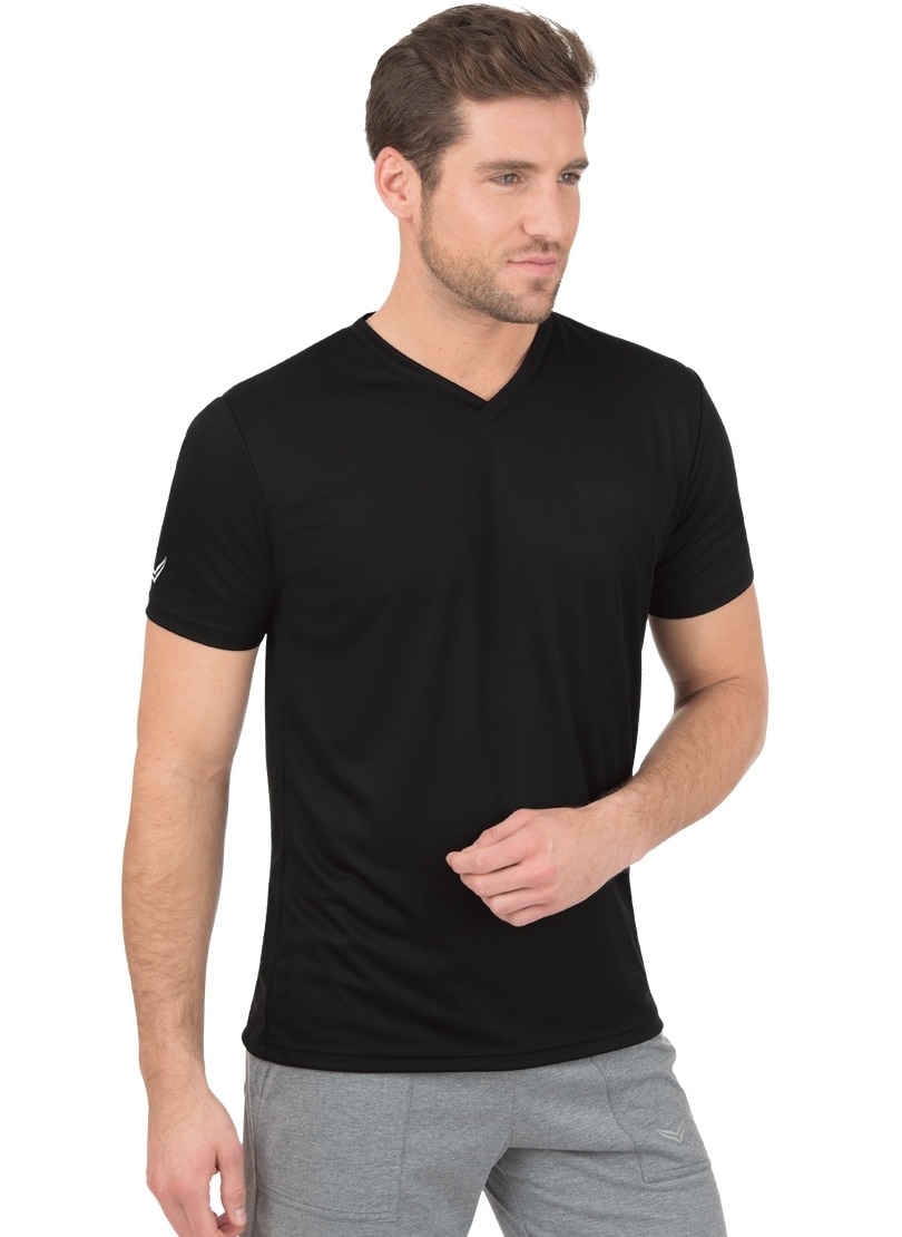 Trigema T-Shirt »TRIGEMA V-Shirt ▷ bestellen BAUR | COOLMAX®«