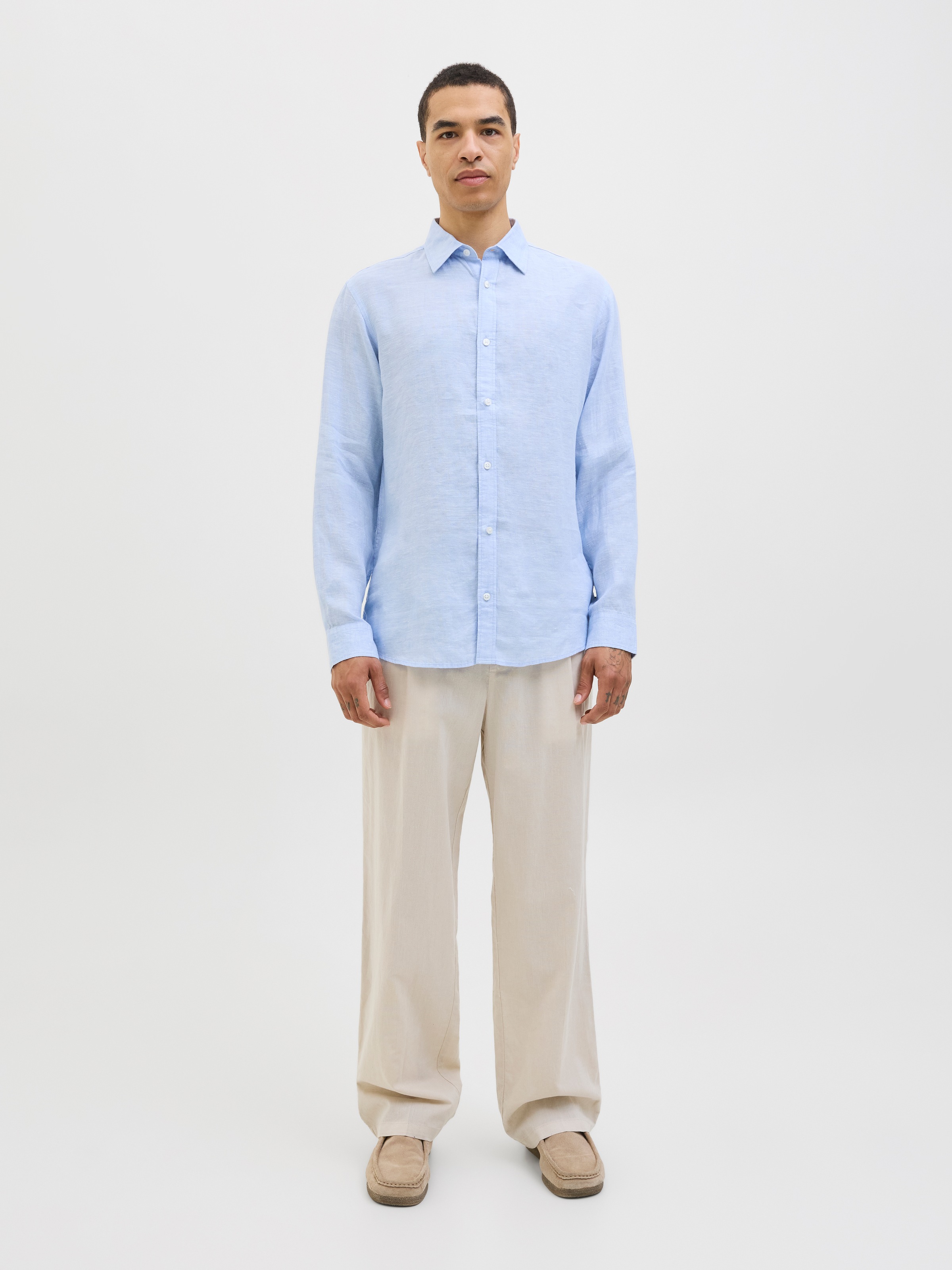 Jack & Jones Leinenhemd »JPRBLALOUI LINEN L/S SHIRT«