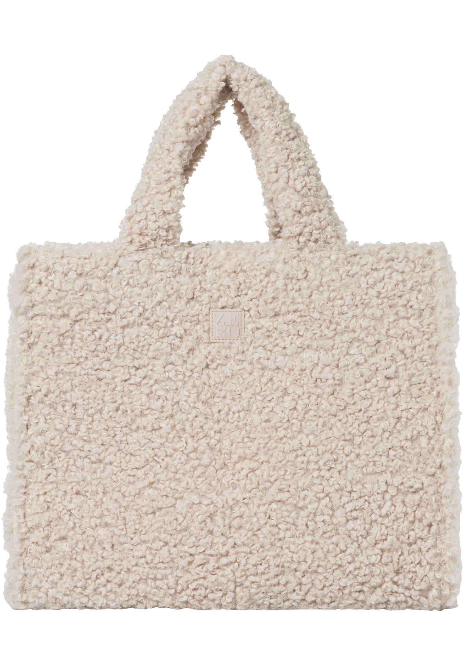 Zero Abendtasche »zero Totebag Teddyfell mit Logo«, Plain/ohne Details