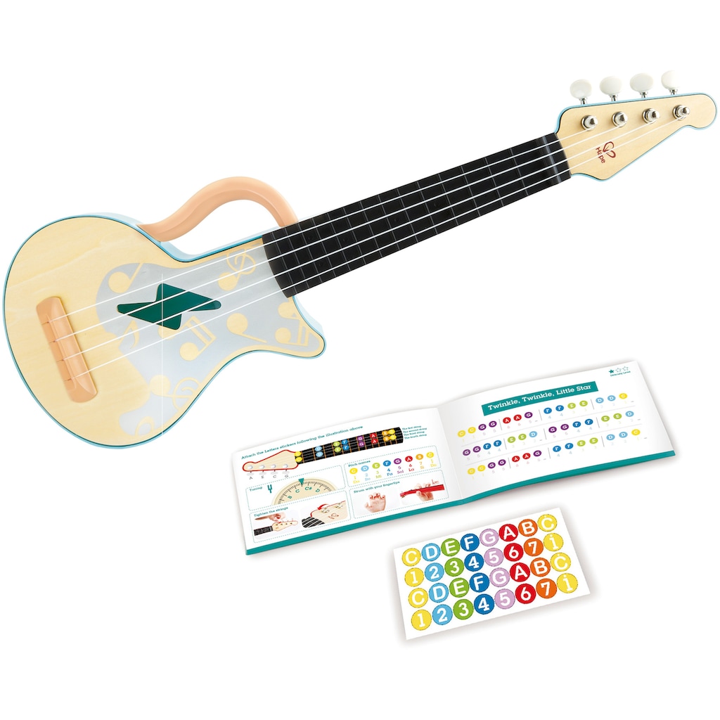 Hape Spielzeug-Musikinstrument »Rock'n'Roll Lern-Ukulele«