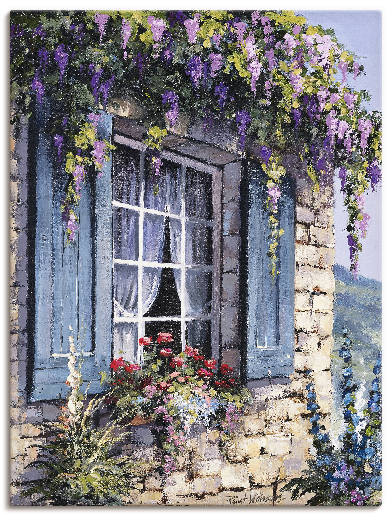 Artland Wandbild "Fenster I" Fenster & Türen 1 Stk. tlg. als Leinwandbild, Poster in verschied. Größen