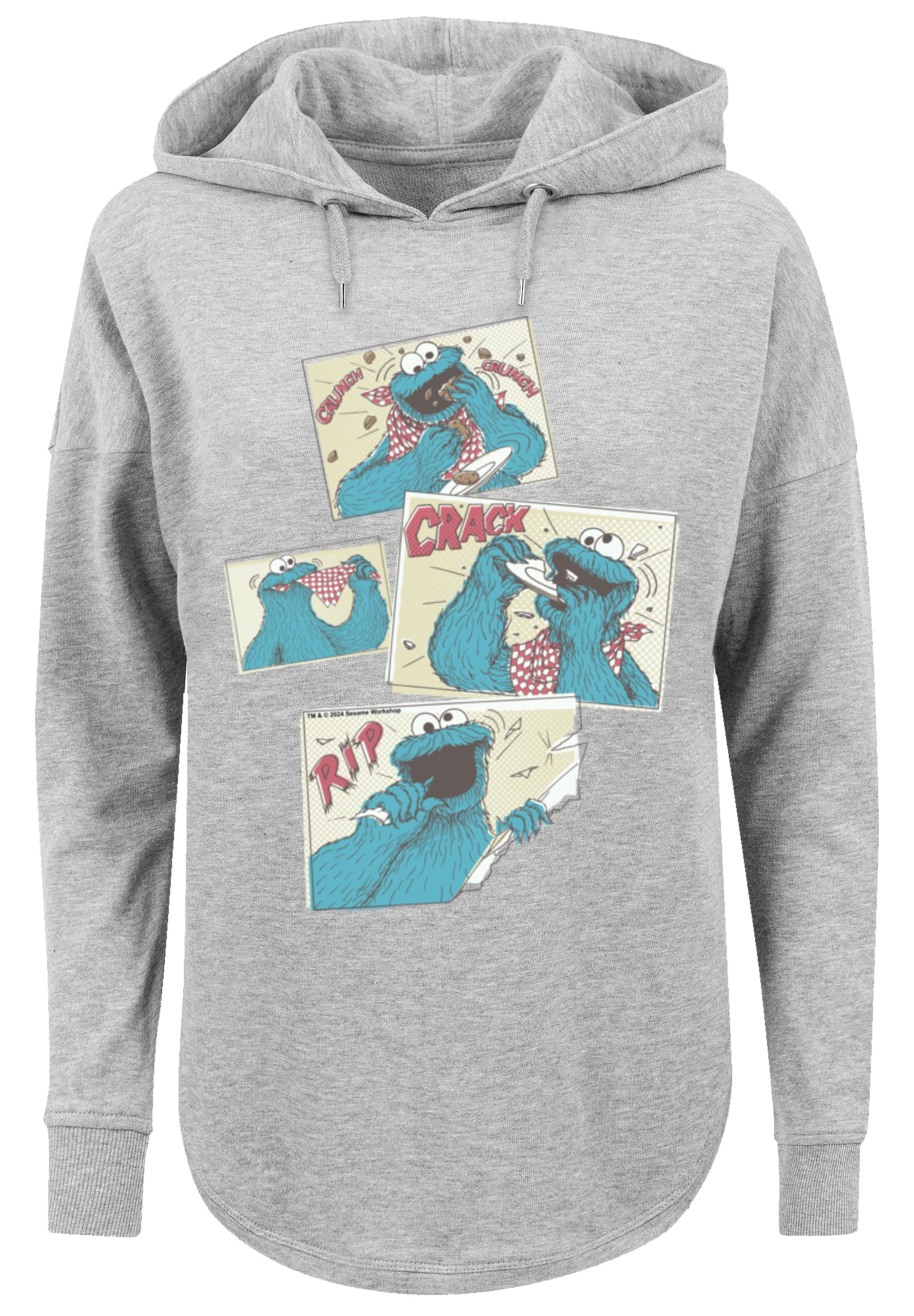 F4NT4STIC Kapuzenpullover »Sesamstraße Cookie Monster Crunch«, Premium Qualität, Weihnachts-Kollection