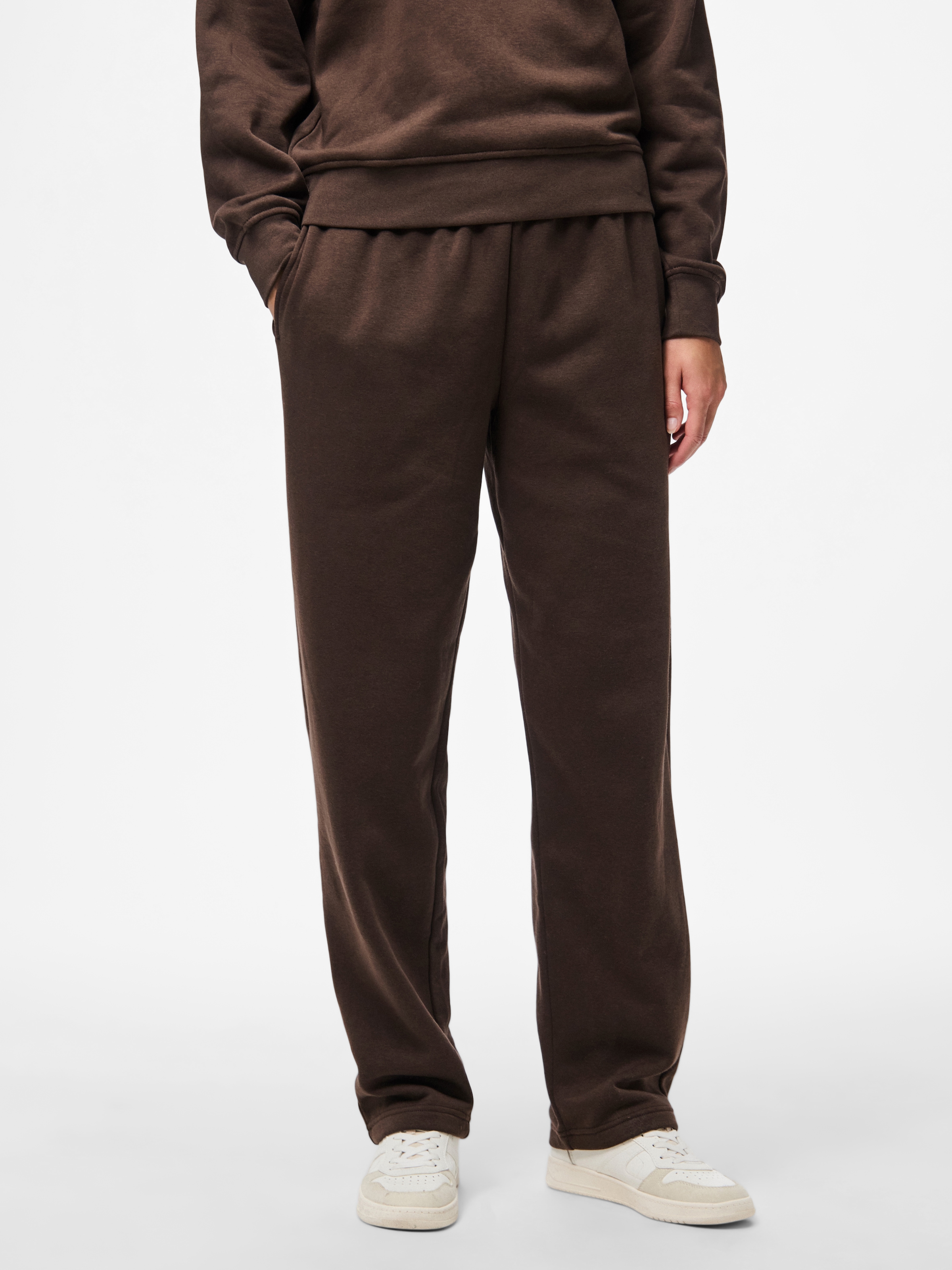 pieces Sweathose »PCCHILLI HW STRAIGHT SWEAT PANTS NOOS BC«  Baumwollmischung, straight fit