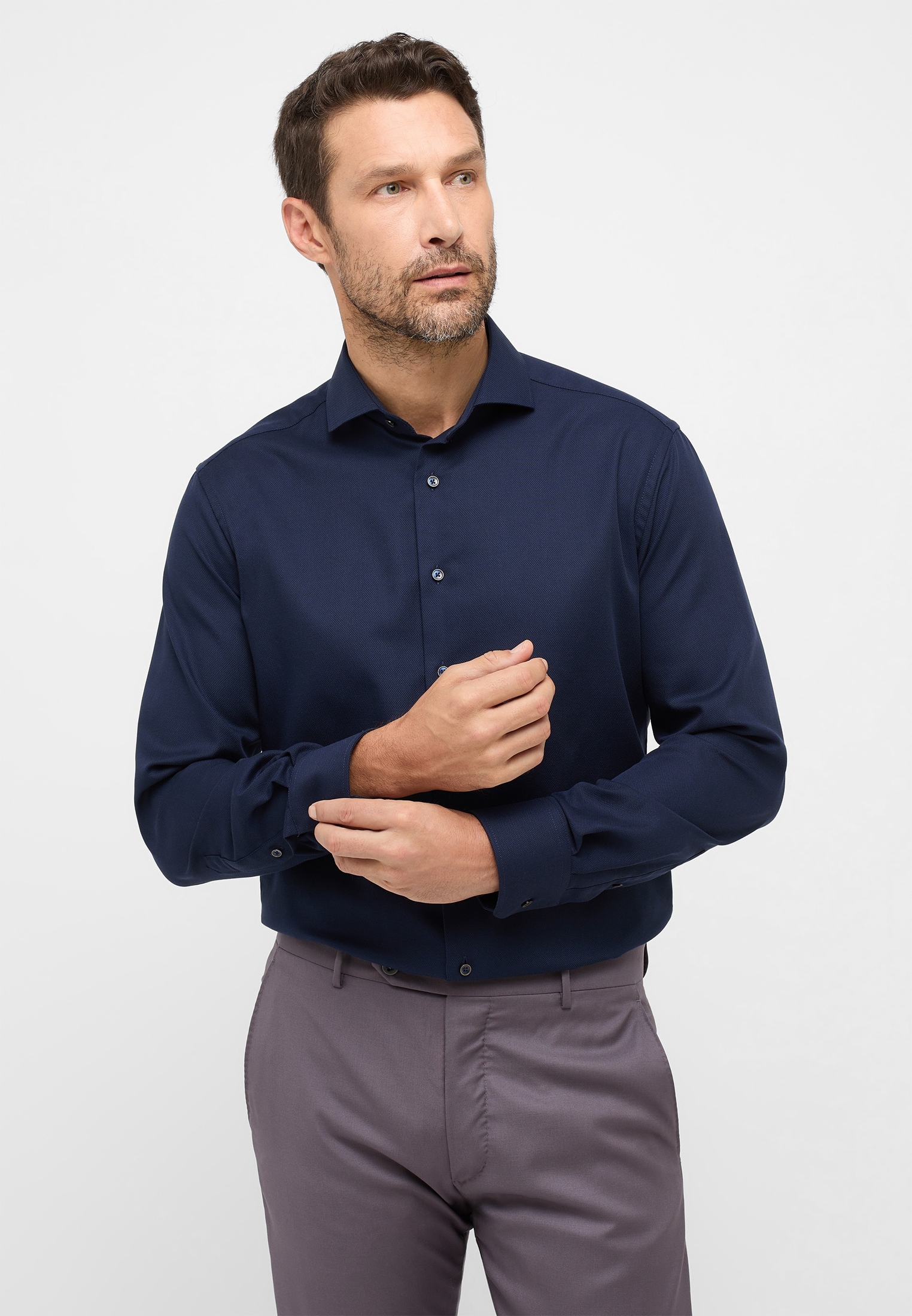 Eterna Langarmhemd "MODERN FIT", NON IRON (bügelfrei) günstig online kaufen