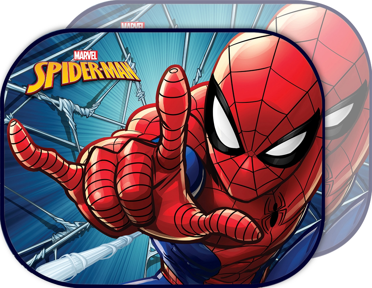 TataWay Autosonnenschutz "Spiderman 44x35 cm" mit UV-Schutz, für Auto-Seitenfenster