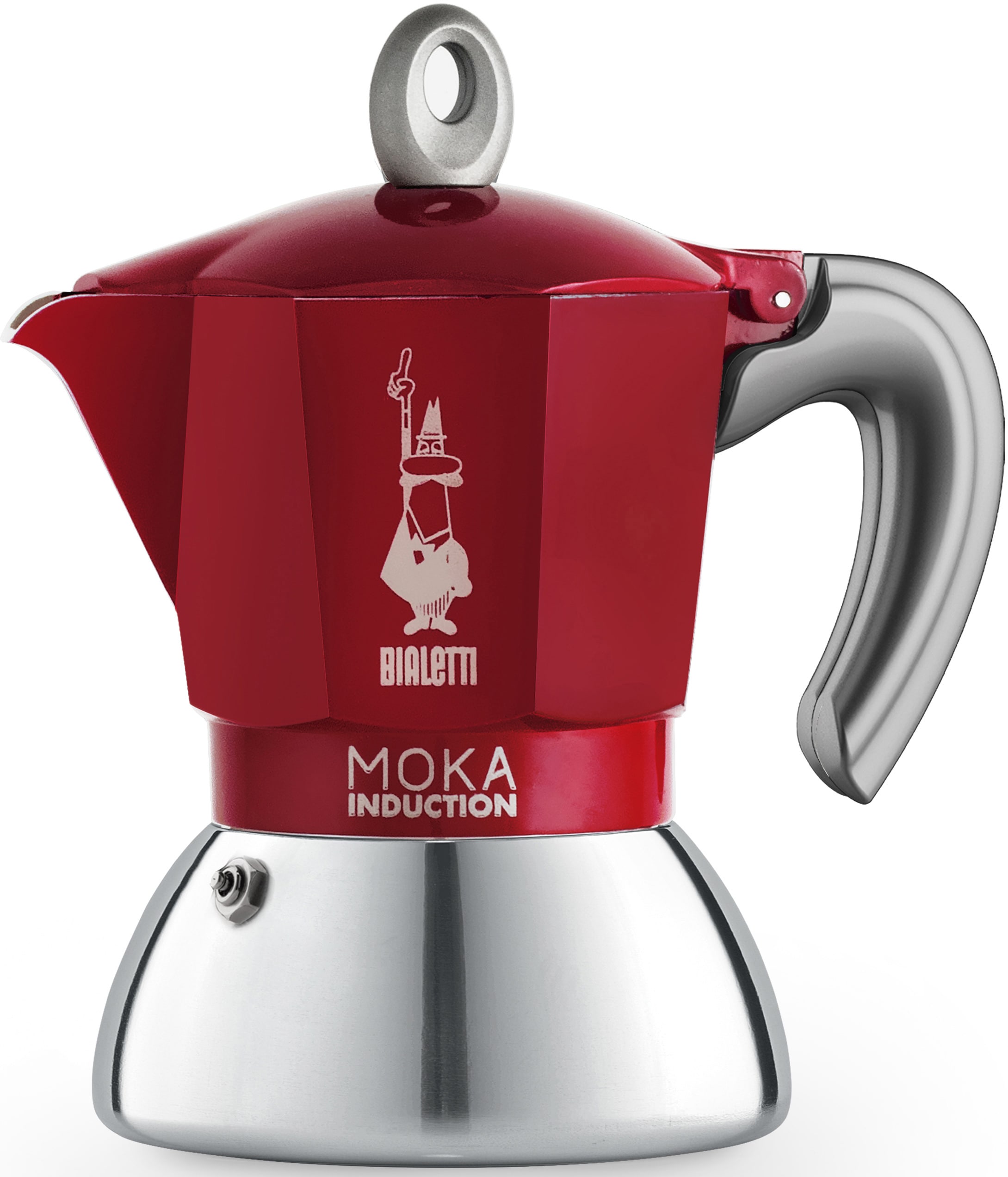 BIALETTI Espressokocher "Moka Induktion", 0,09 l Kaffeekanne, Induktionsgeeignet