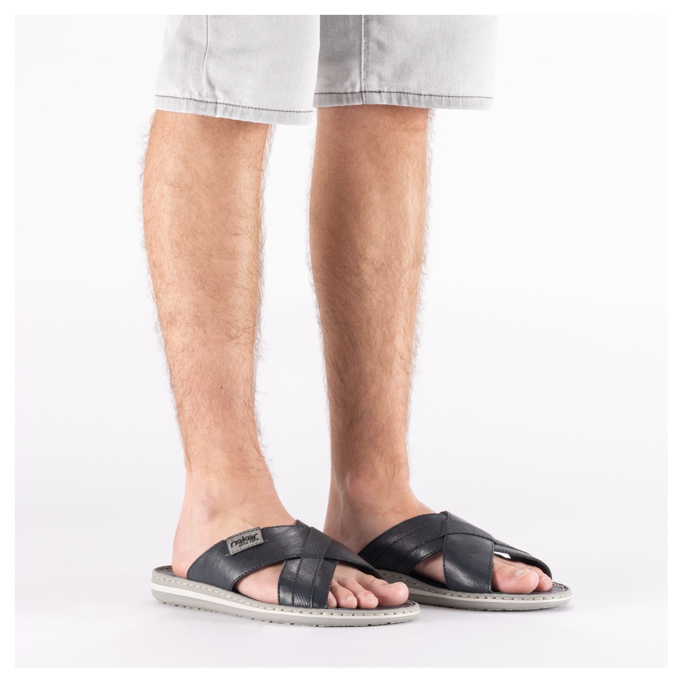 Rieker Pantolette  Sommerschuh, Strandschuh, Schlappen, Hausschuh mit Label