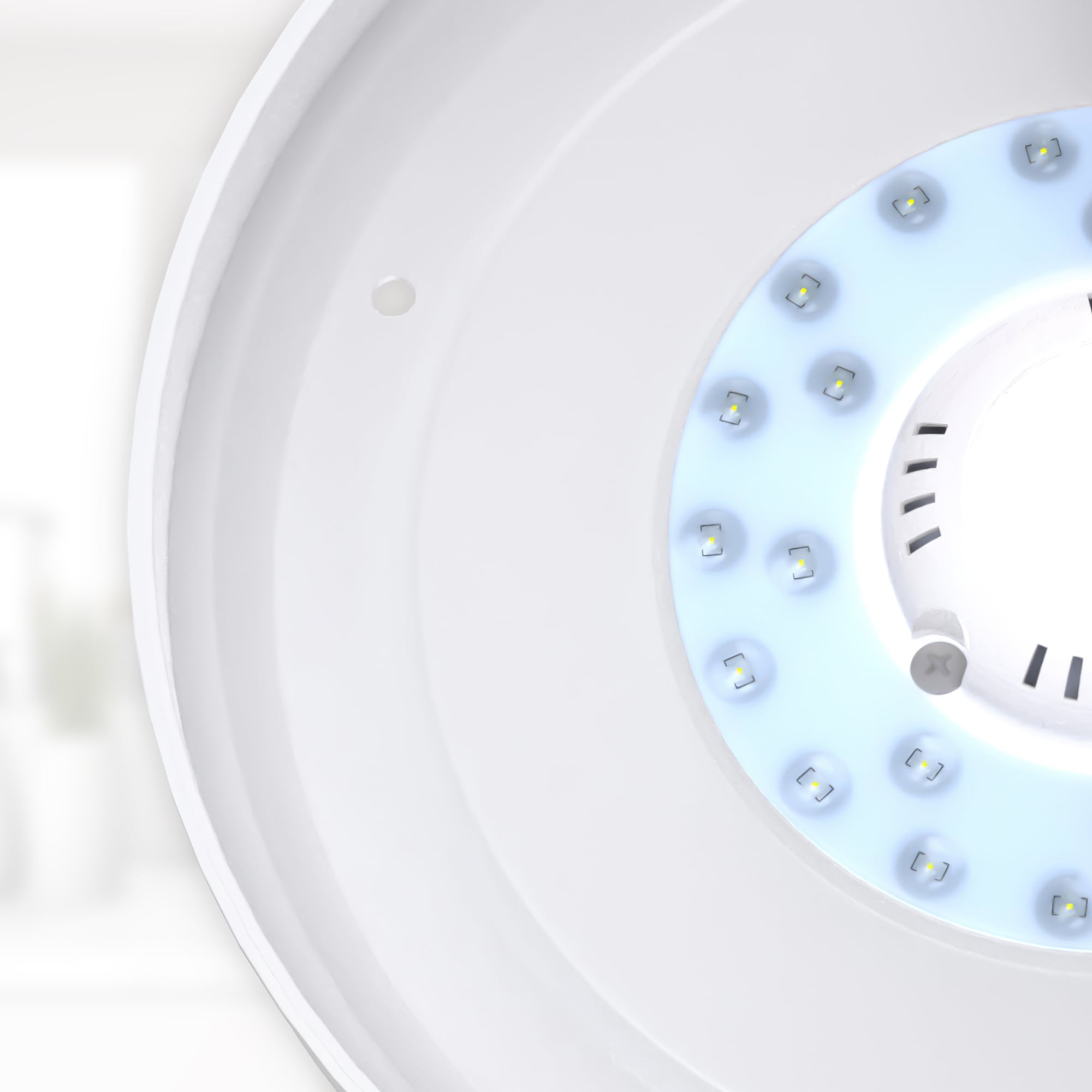 B.K.Licht LED Deckenleuchte, 1 flammig, Leuchtmittel LED-Board | LED fest integriert, Deckenlampe, Bad, inkl. 12 Watt LED Modul 1200lm 4000K, flach, weiß