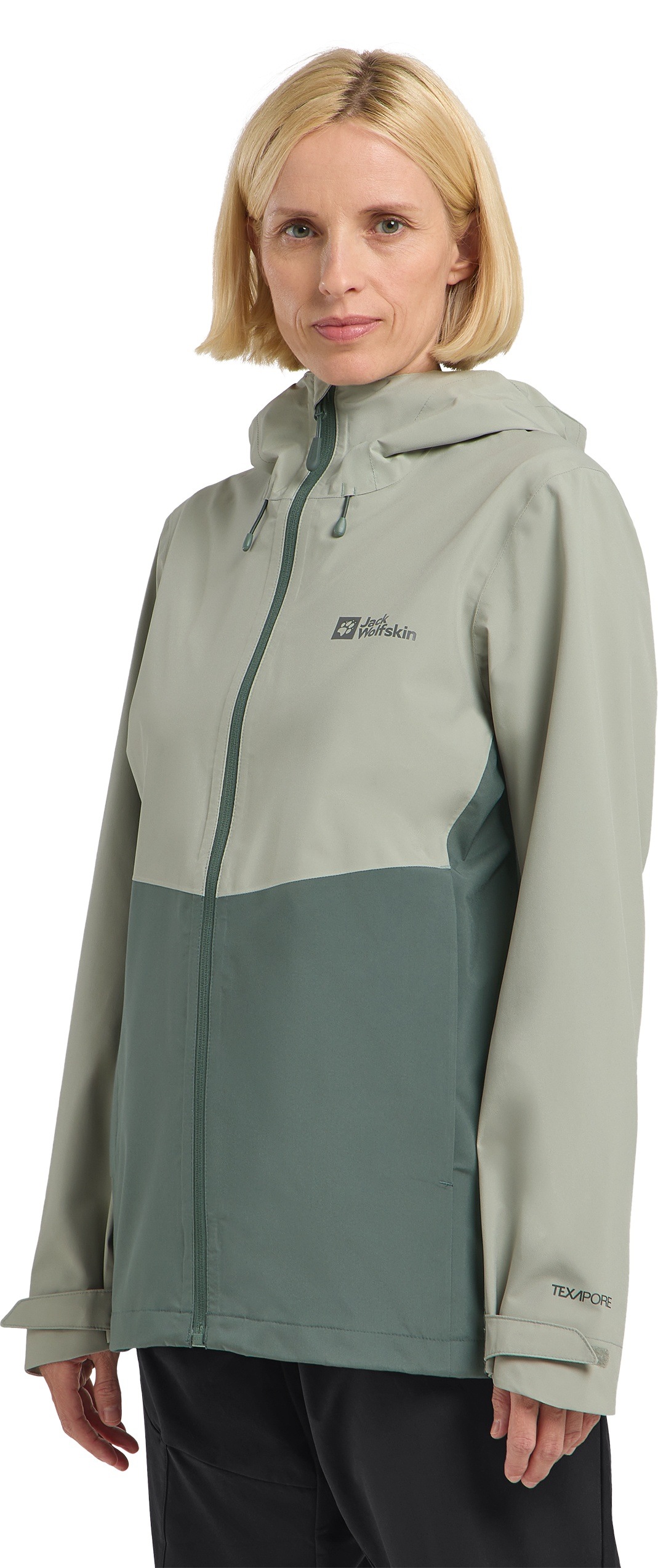 Jack Wolfskin Funktionsjacke "WEILTAL 2L JKT W" mit Kapuze