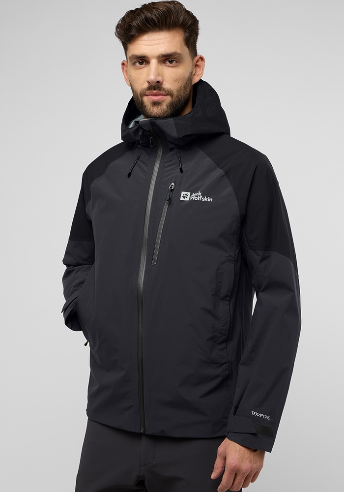 Jack Wolfskin Funktionsjacke "EAGLE PEAK 2L JKT M", mit Kapuze