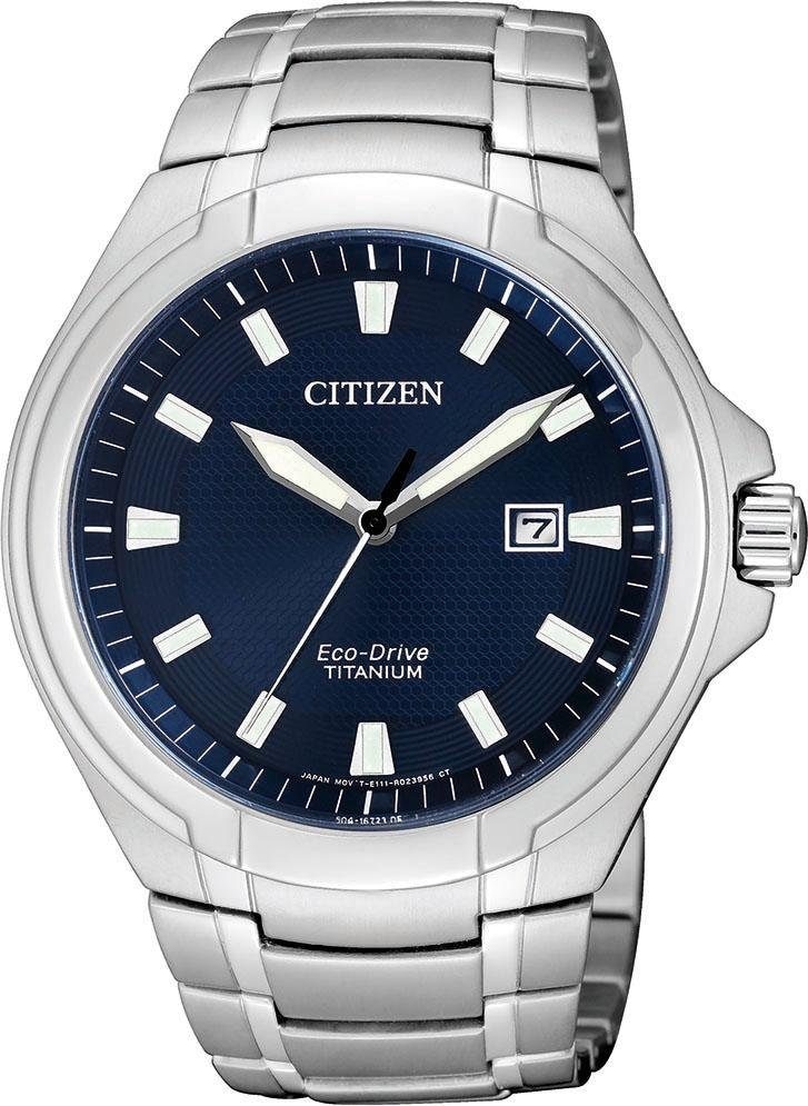 Citizen Titanuhr »BM7430-89L«, Armbanduhr, Herrenuhr, Solar, Titanarmband, Saphirglas