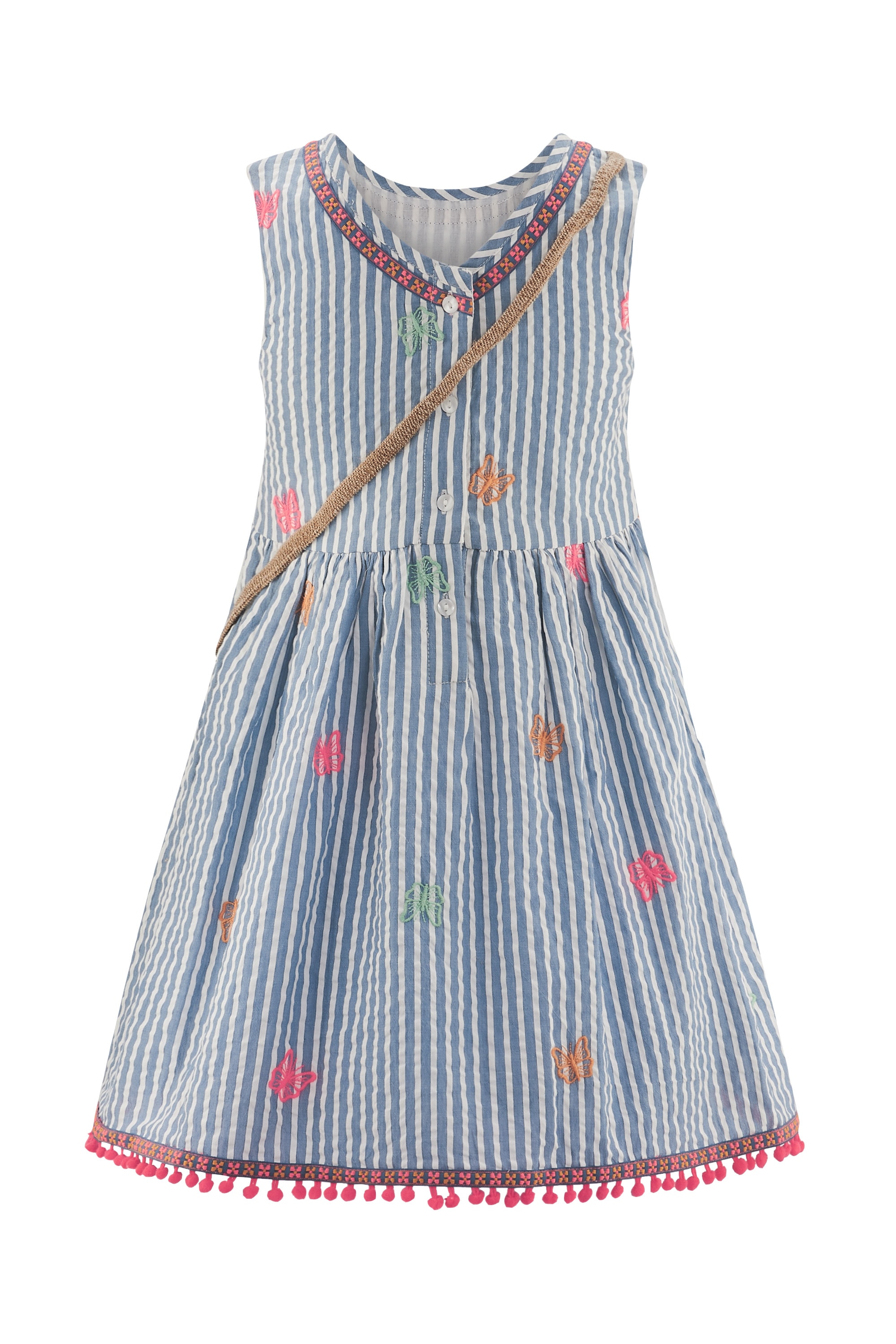 happy girls Sommerkleid Set, 2 tlg. tlg. mit süßer, abnehmbarer Umhängetasche