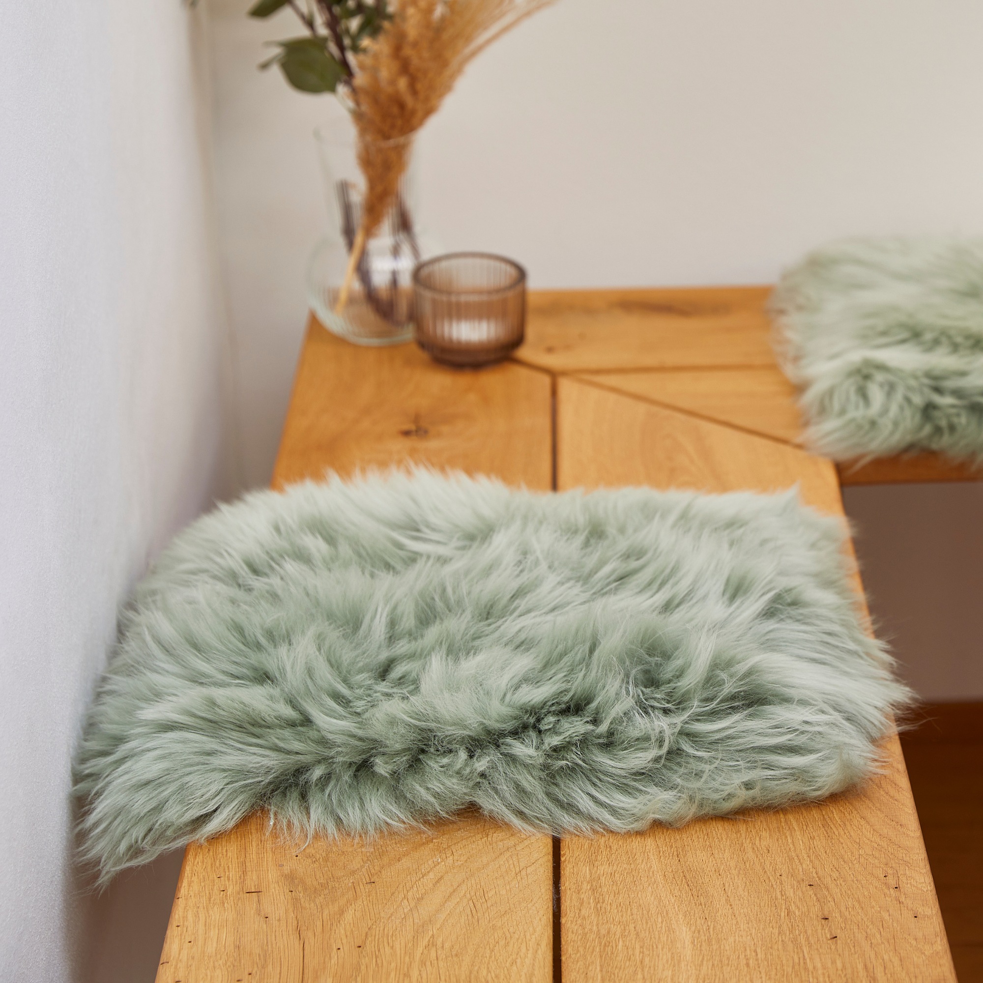 LUXOR living Stuhlkissen "Sitzauflage Lammfell" Sitzauflage, rund oder ecki günstig online kaufen