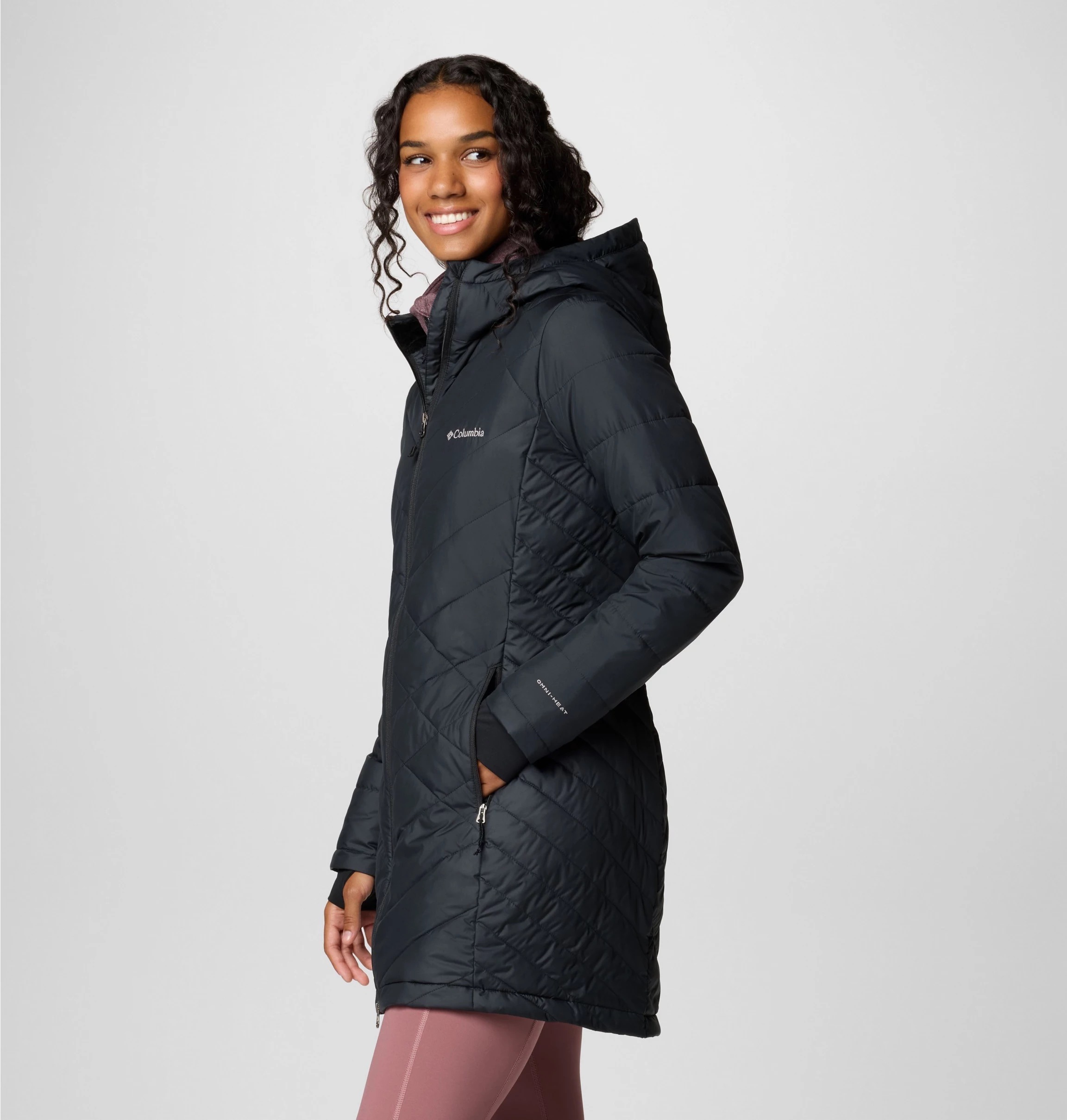 Columbia Steppmantel "HEAVENLY LONG HOODED JACKET", (1 tlg.) günstig online kaufen