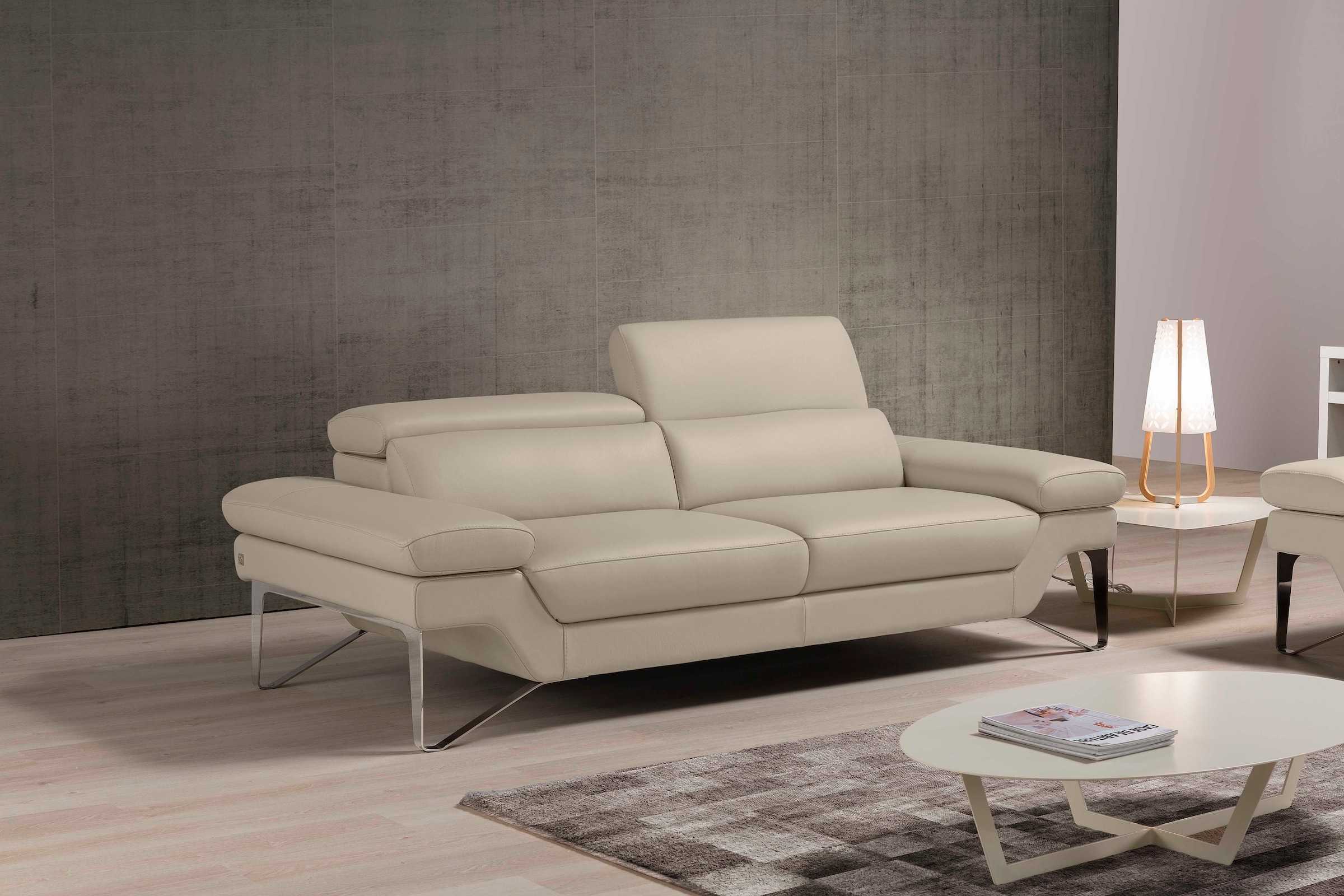 Egoitaliano 2,5-Sitzer "Princess, Designsofa und super bequem, tolle Detailverarbeitung" inkl. verstellbarer Kopfteile