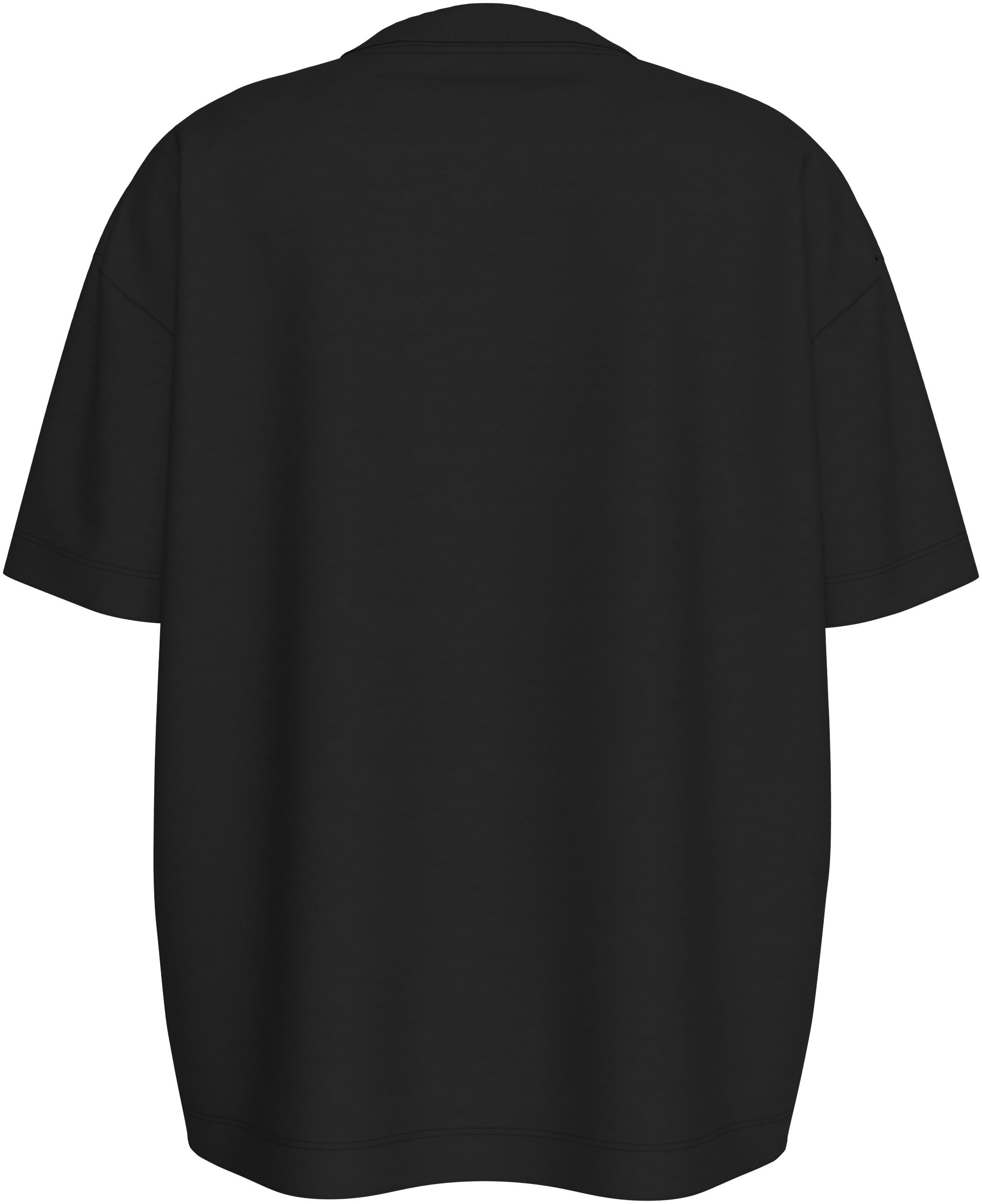 Calvin Klein Jeans T-Shirt »TEXTURED MONOLOGO BOYFRIEND TEE«, mit Logodruck