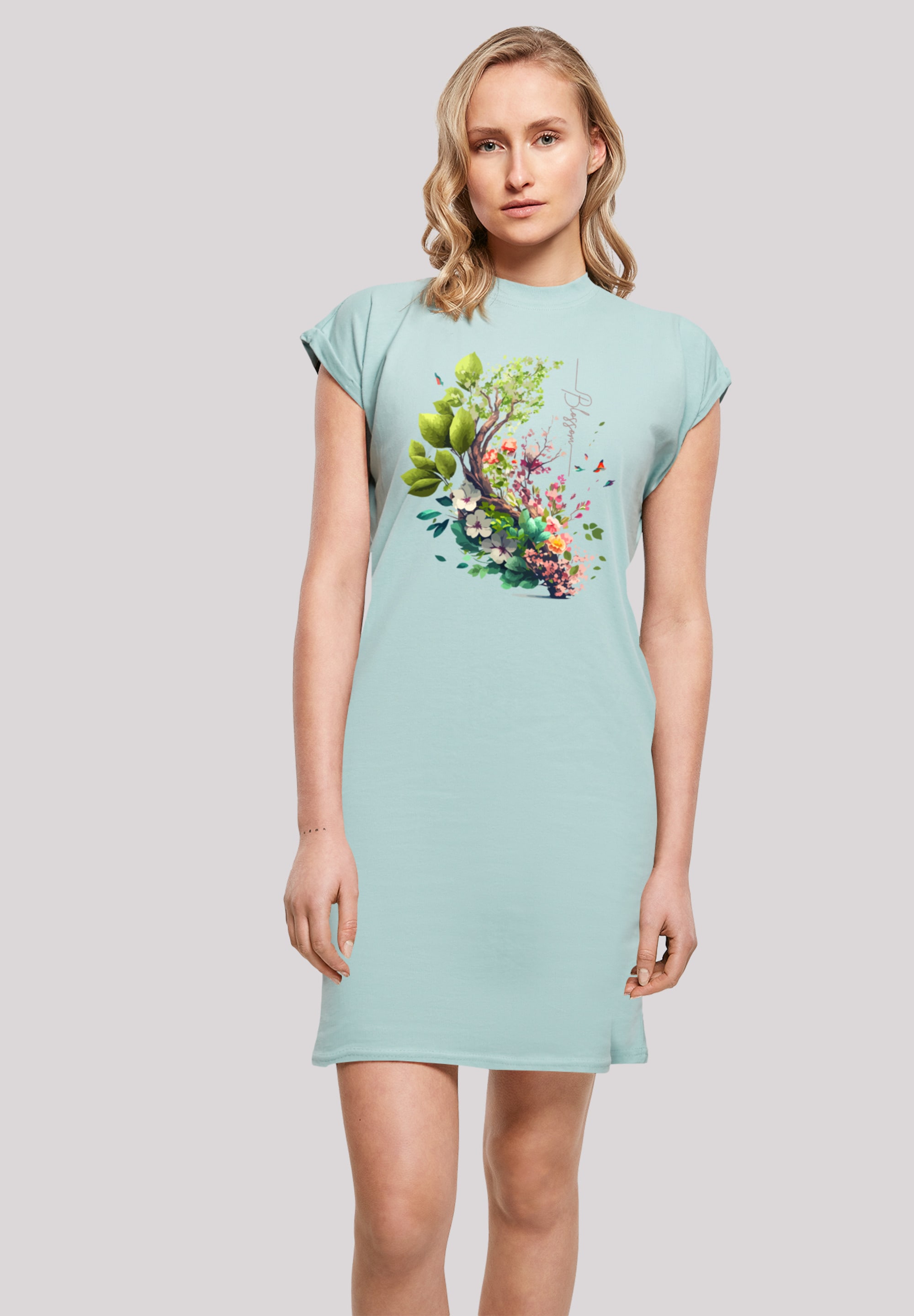 F4NT4STIC Shirtkleid »Blüten Baum Kleid«, Print