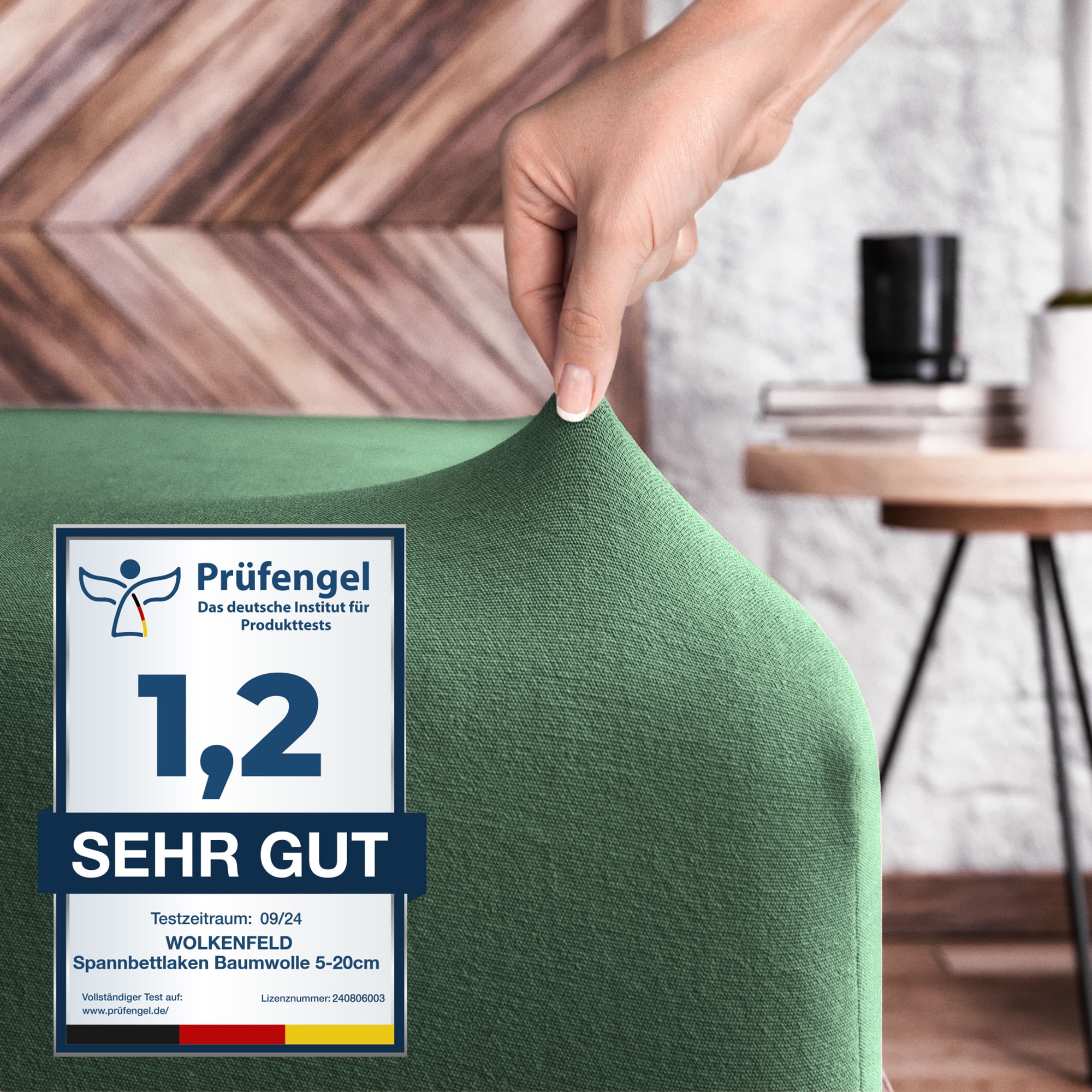Wolkenfeld Spannbettlaken "100% Baumwolle - Superweiches Bettlaken für Matr günstig online kaufen
