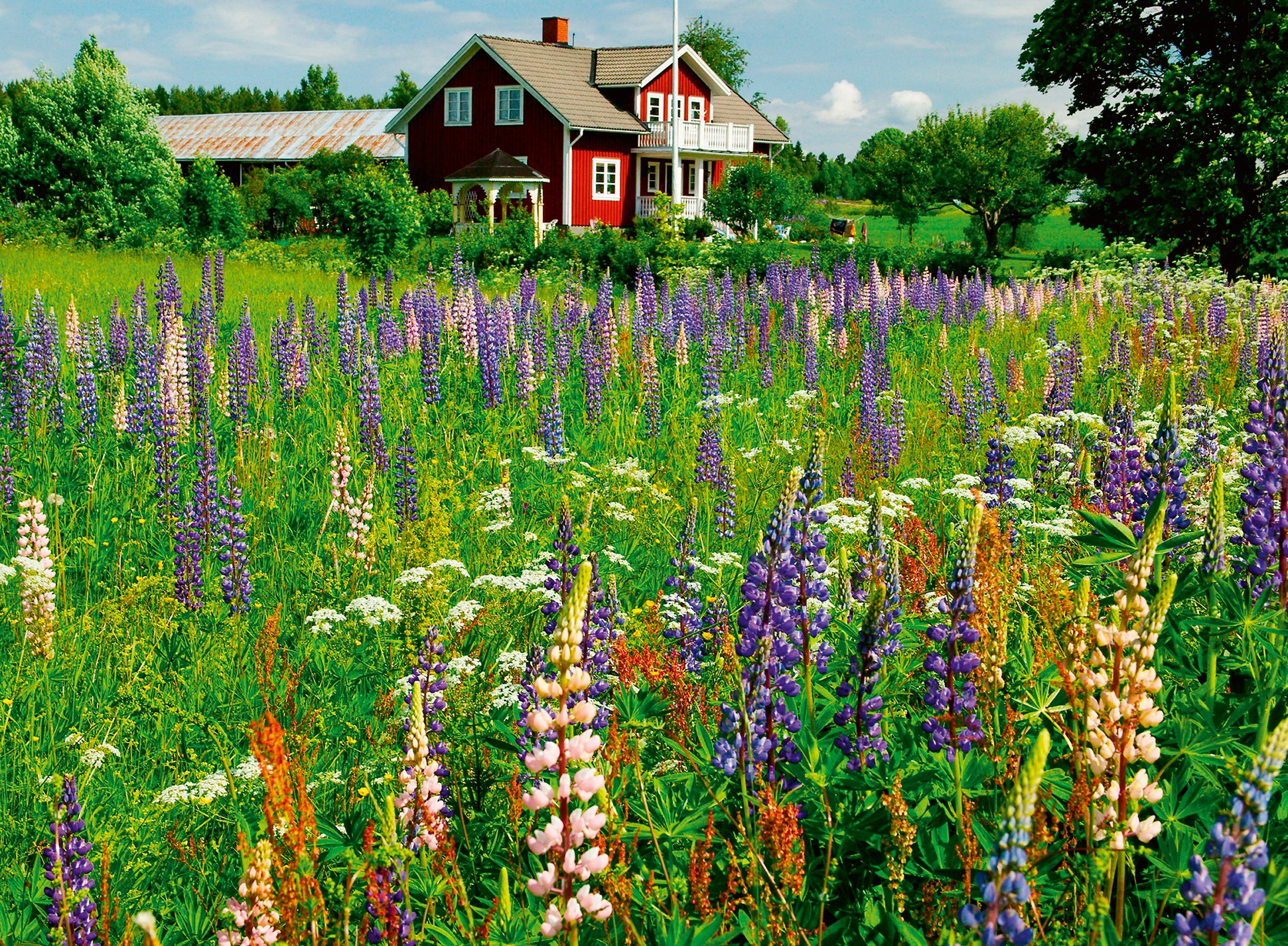 Ravensburger Puzzle »Scandinavian Places, Bauernhof in Schweden«, Made in Germany