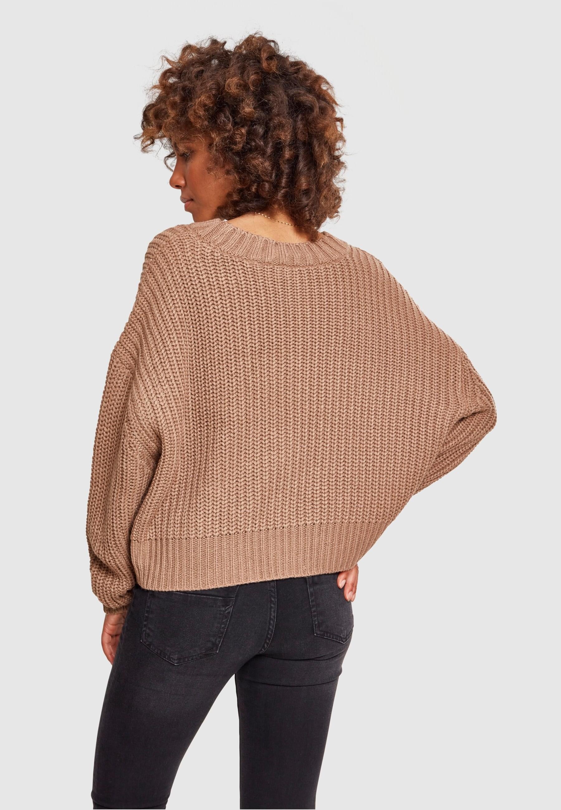 URBAN CLASSICS Rundhalspullover »Urban Classics Damen Ladies Wide Oversize Sweater«