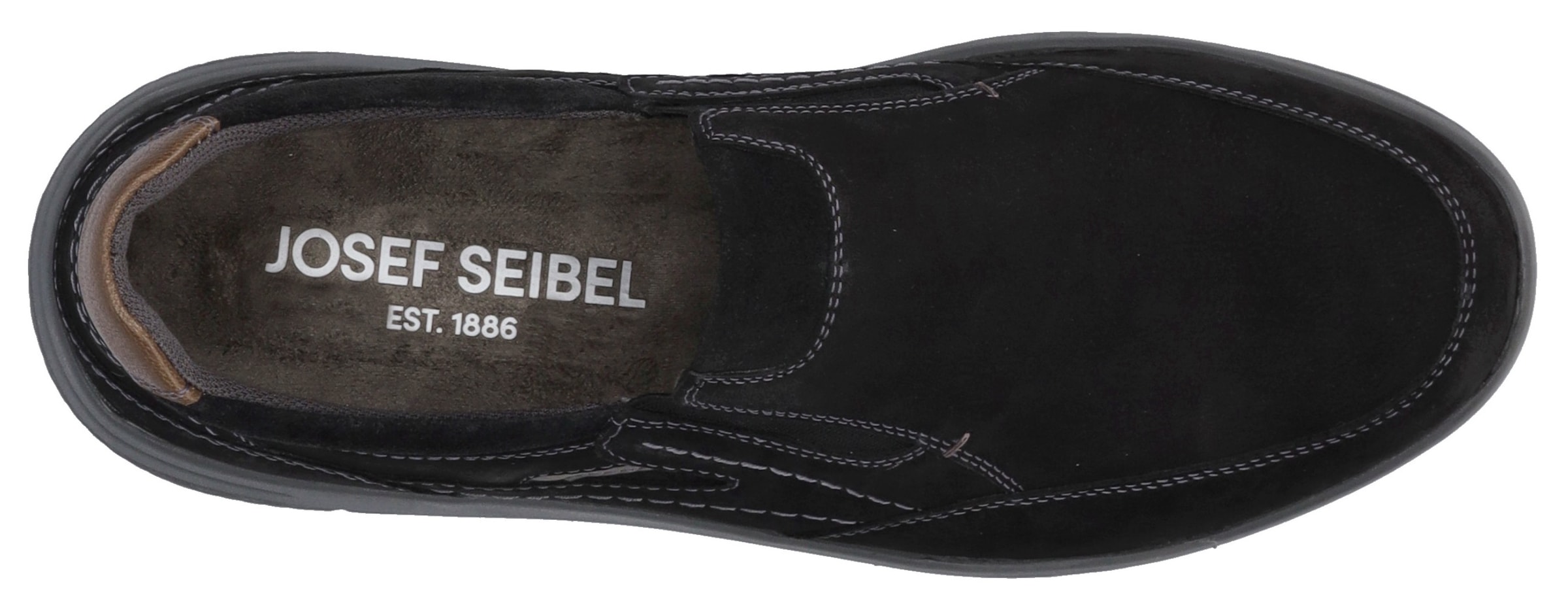 Josef Seibel Sneaker »Giuseppe 09«, Slipper, Schlupfschuh, Freizeitschuh mit bequemem Wechselfußbett