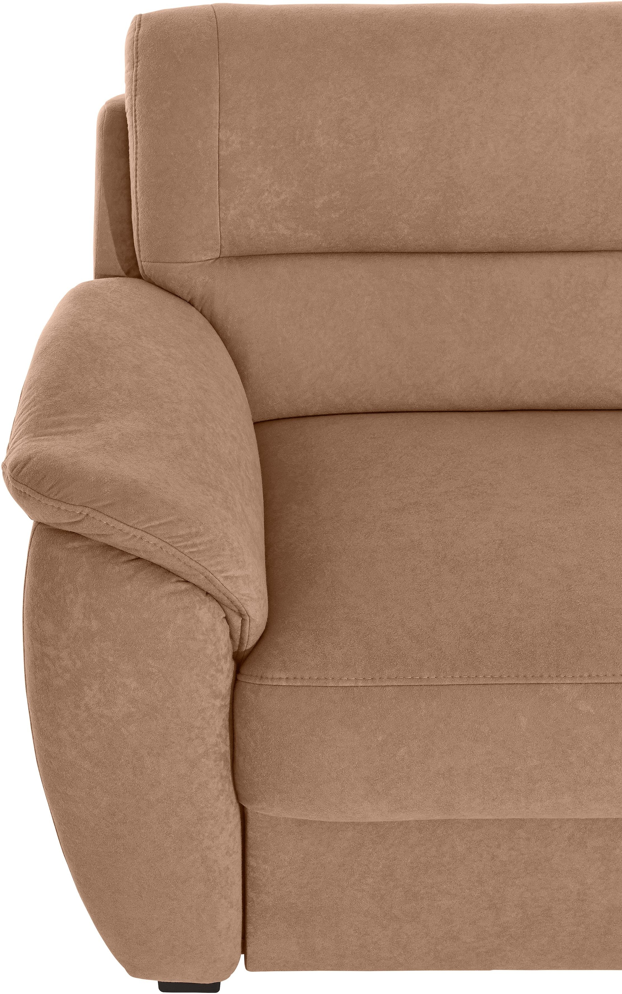 sit&more Ecksofa »Pandora L-Form«, wahlweise mit Bettfunktion und Bettkasten