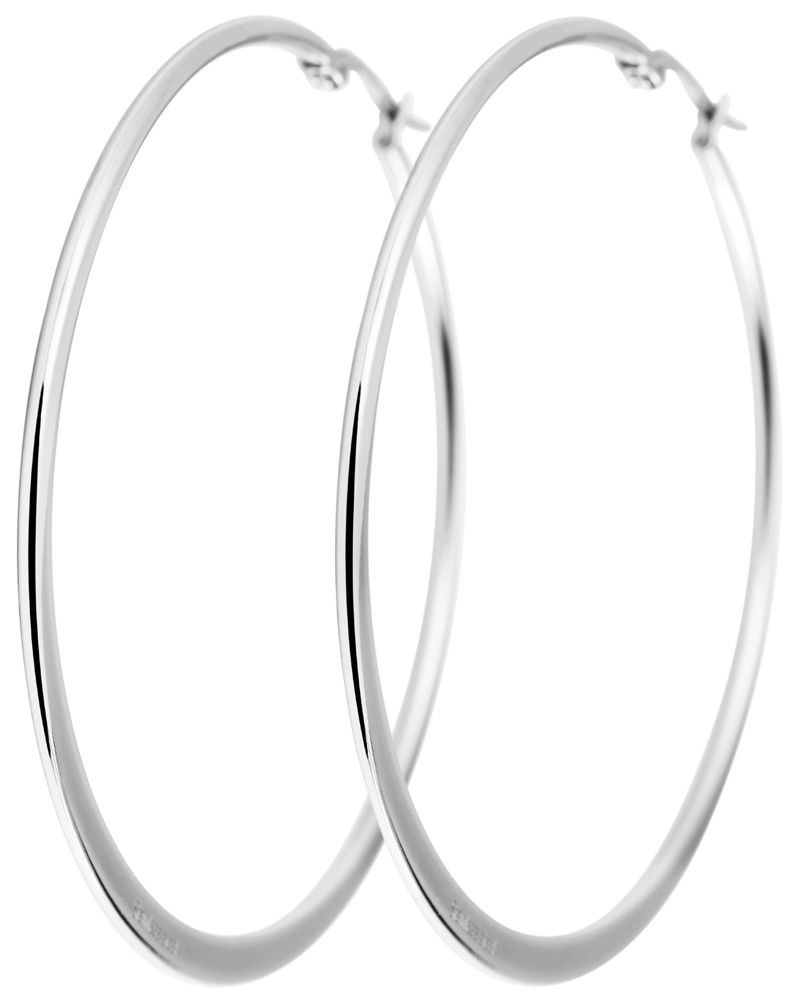 Adelia´s Paar Creolen »Neuheit 2025 - Damen Creolen aus poliertem Edelstahl«