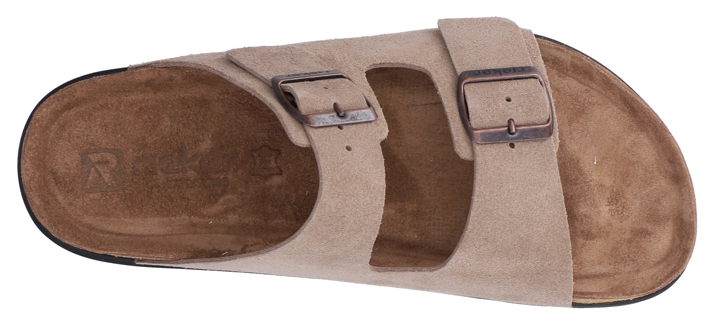 Rieker Pantolette Sommerschuh, Strandschuh, Hausschuh mit bequemem Fußbett günstig online kaufen