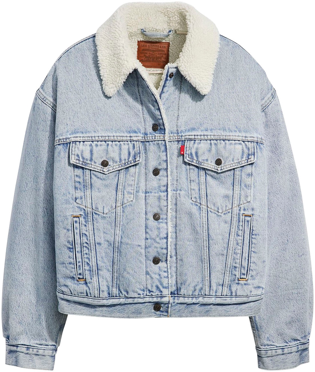 Levi's® Jeansjacke »SHERPA TRUCKER«, mit Teddyplüsch