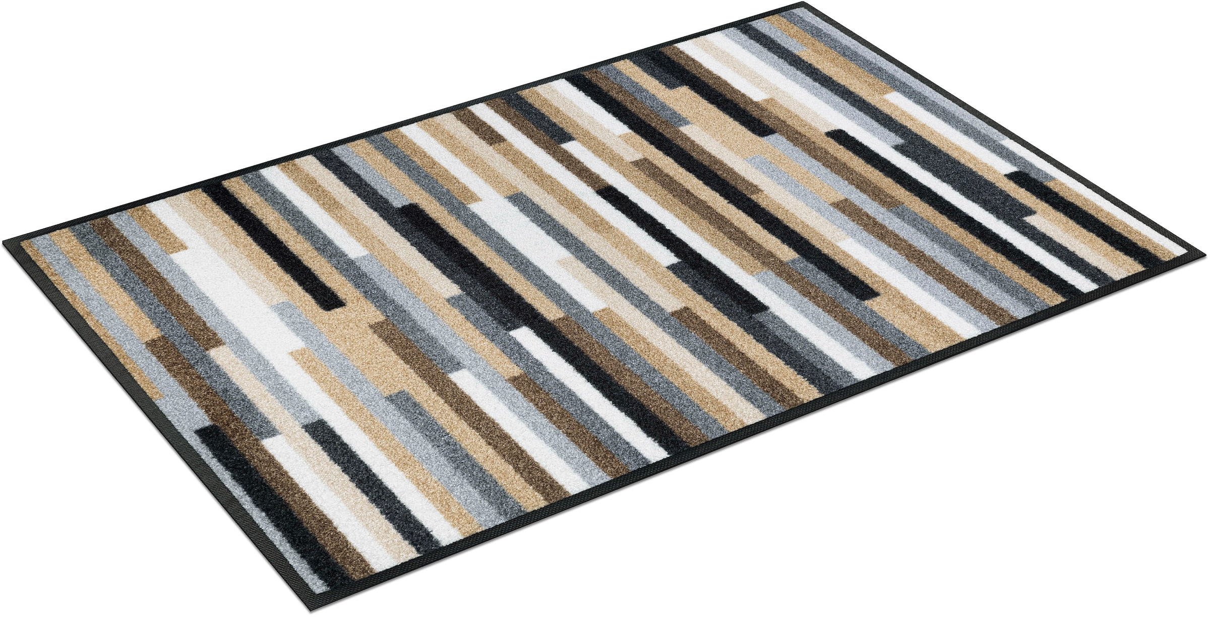 »Mikado bestellen modernes Stripes«, rutschhemmend, Design, BAUR by Streifen Teppich wash+dry waschbar rechteckig, Kleen-Tex |