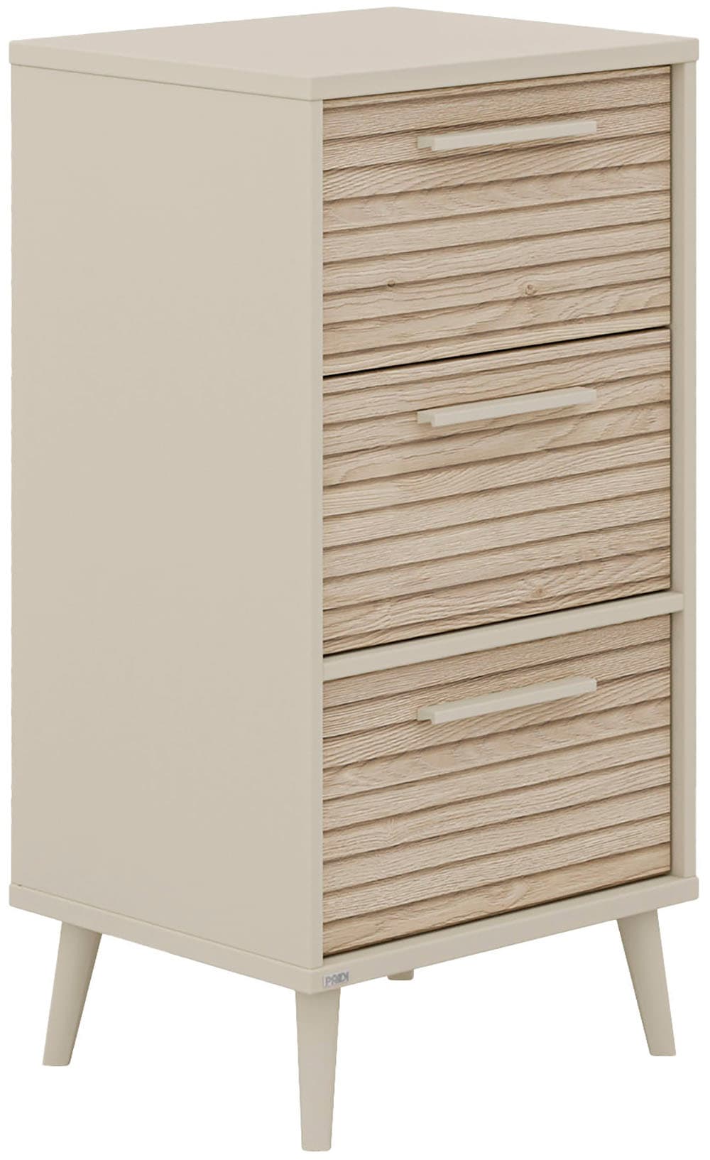 PAIDI Highboard "EEFJE, Regal in modernem Design, Cashmere-Beige mit Groovy günstig online kaufen