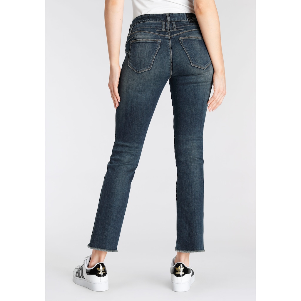 Herrlicher Slim-fit-Jeans »BABY Cropped Denim Powerstretch«