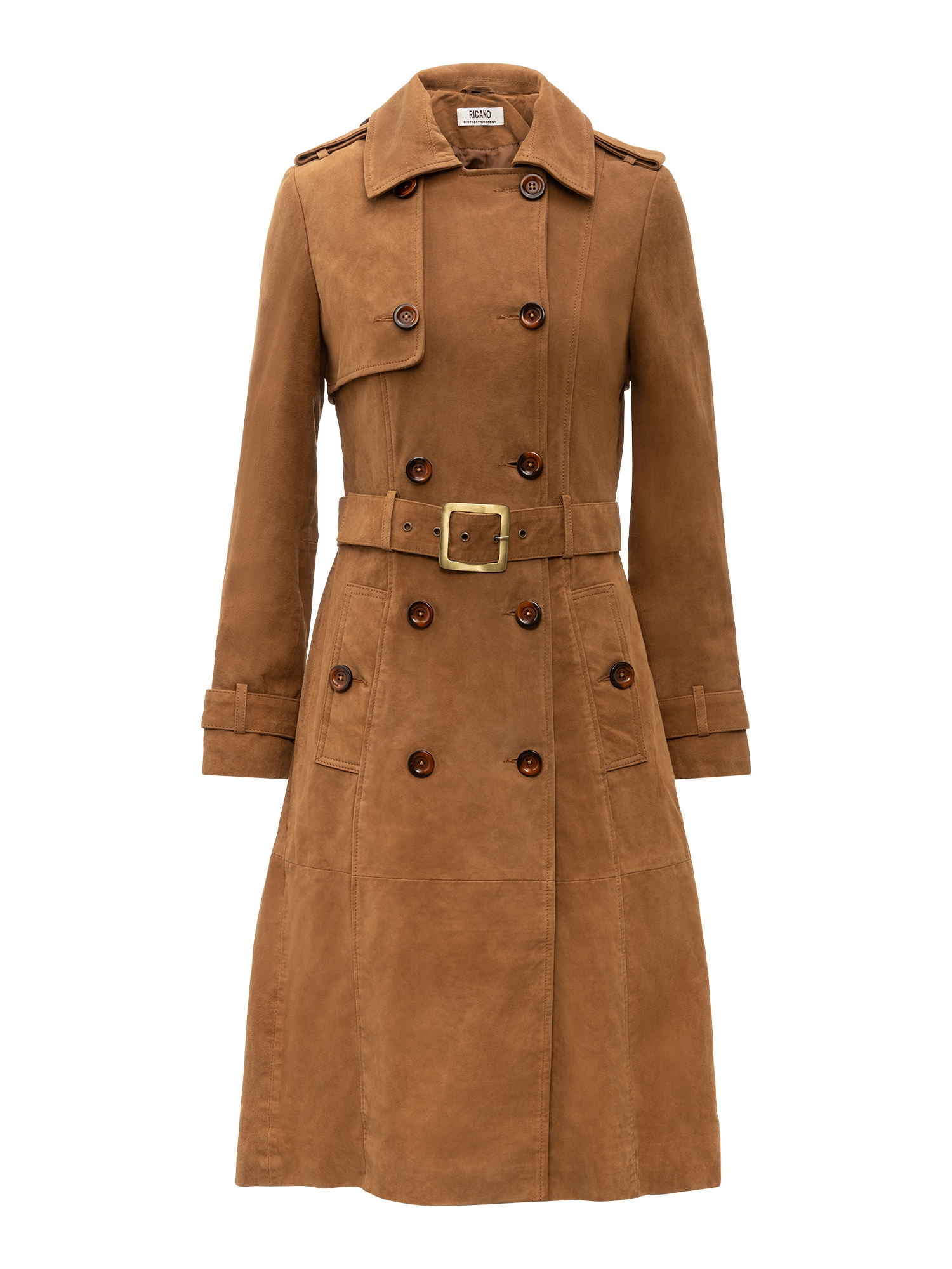 RICANO Trenchcoat »Mantel Gloria« Handgefertigt aus echtem Leder