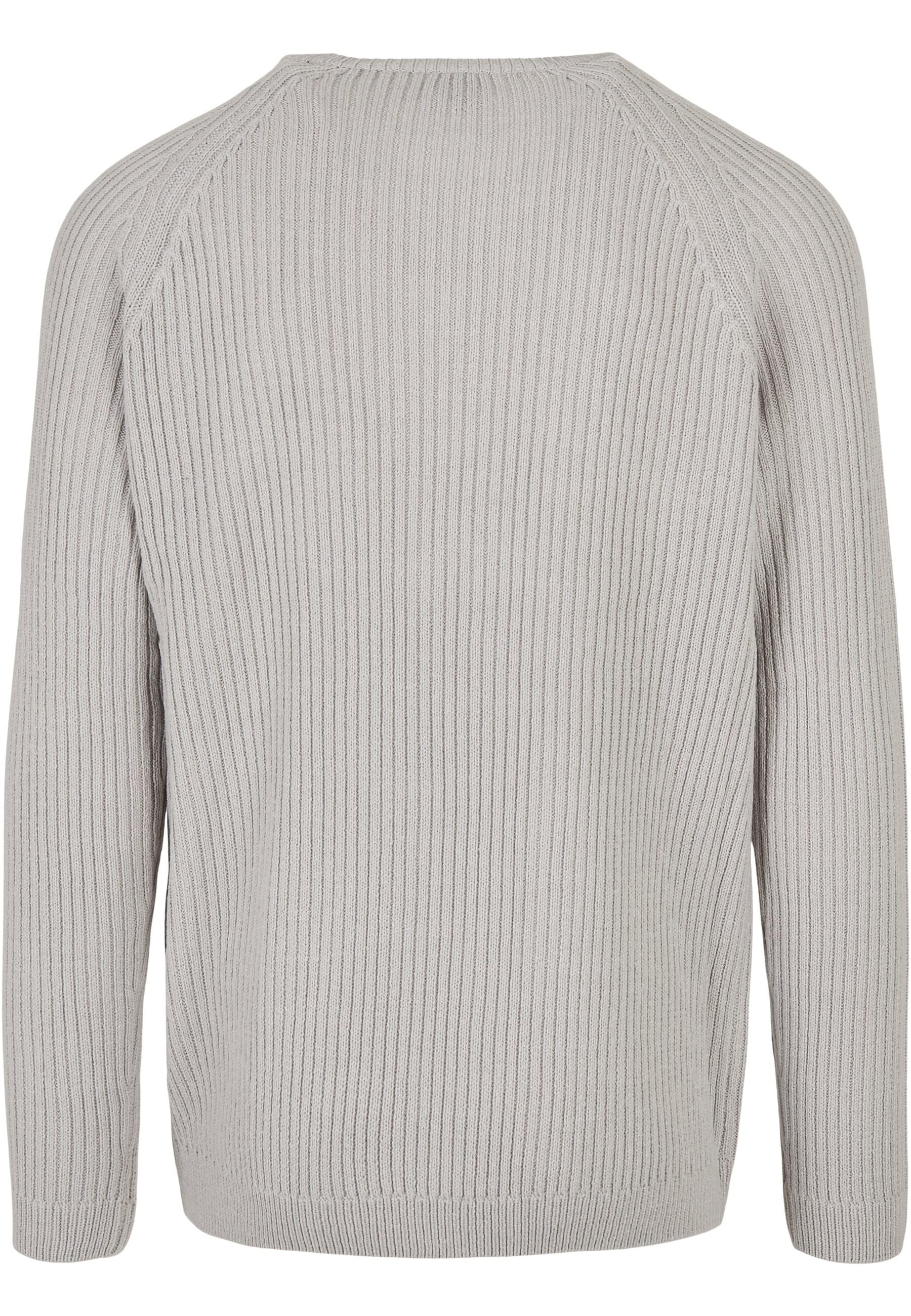 URBAN CLASSICS Rundhalspullover »Urban Classics Herren Ribbed Raglan Sweater«, (1 tlg.)